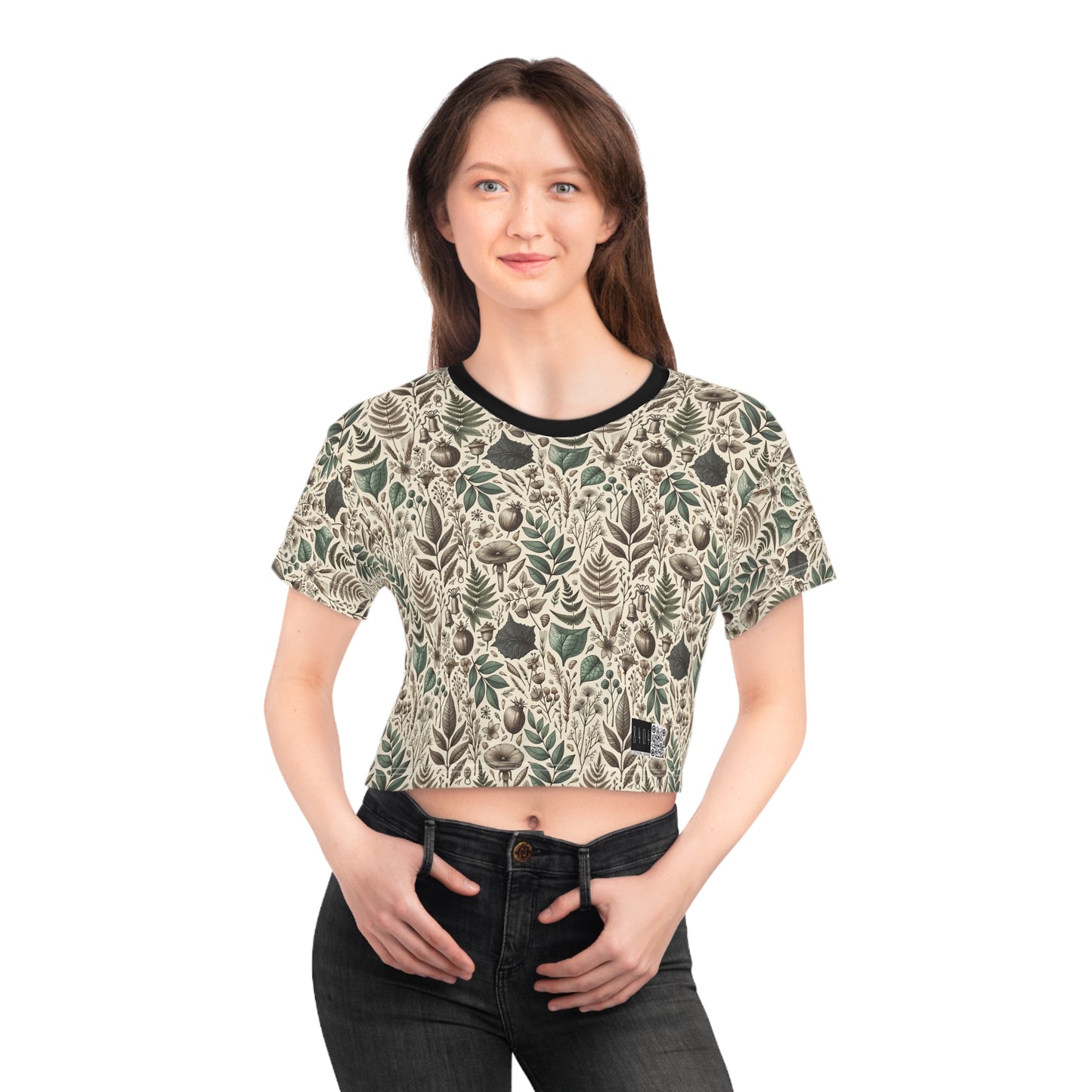 Sustainable Streetwear Modern Eco-Conscious Crop Tee - 8404 Design-57