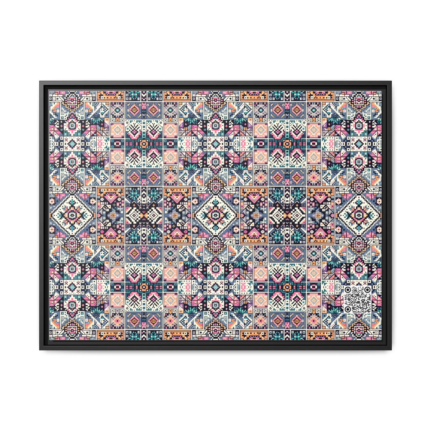 Matte Canvas, Framed (multi-Color) - 8404 Design-01