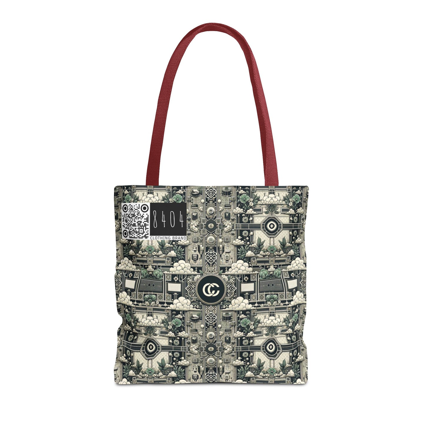 Cyber Garden Party Tech Garden Extravaganza Tote Bag - 8404 Design-54