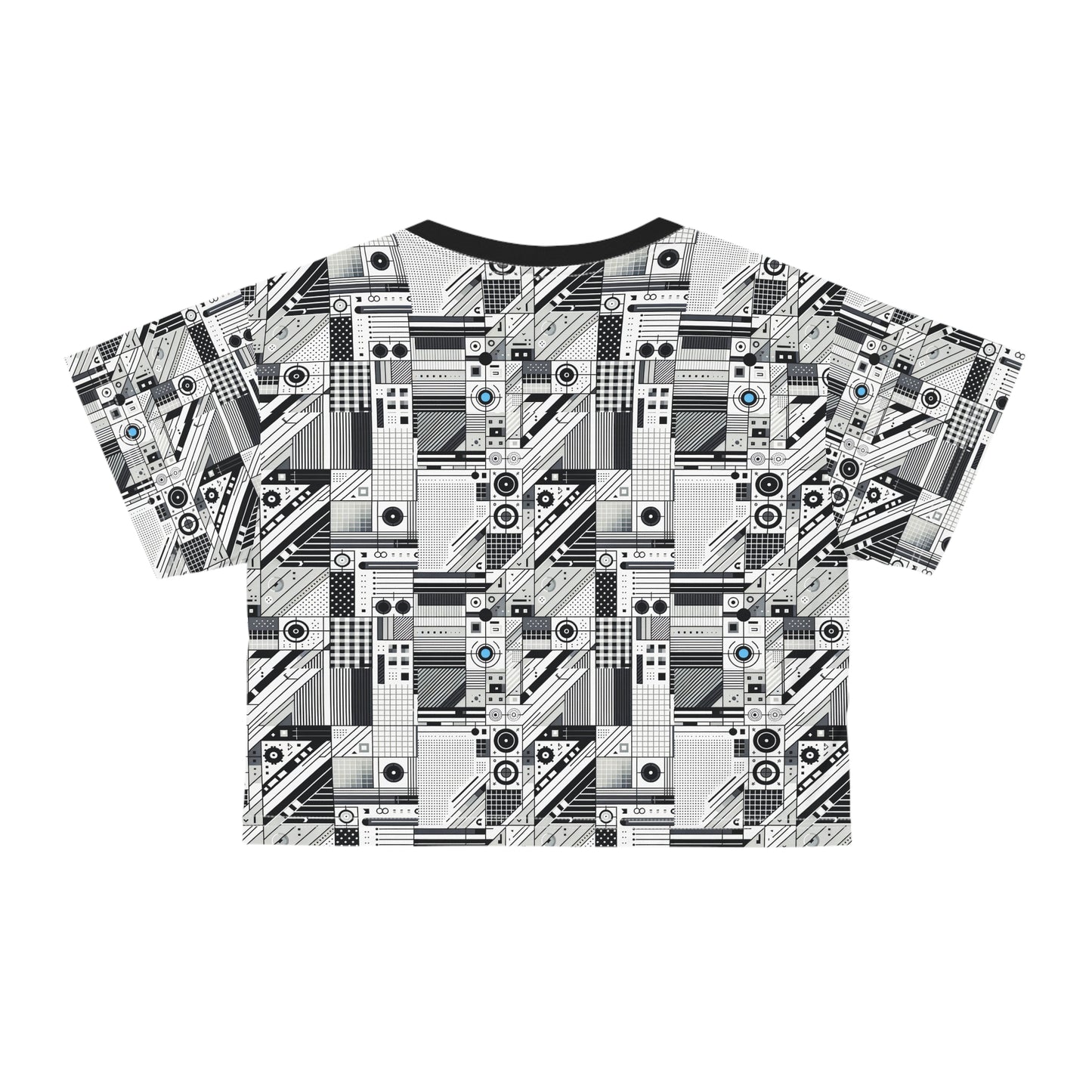 Digital Minimalism Minimalist Tech Crop Tee - 8404 Design-52