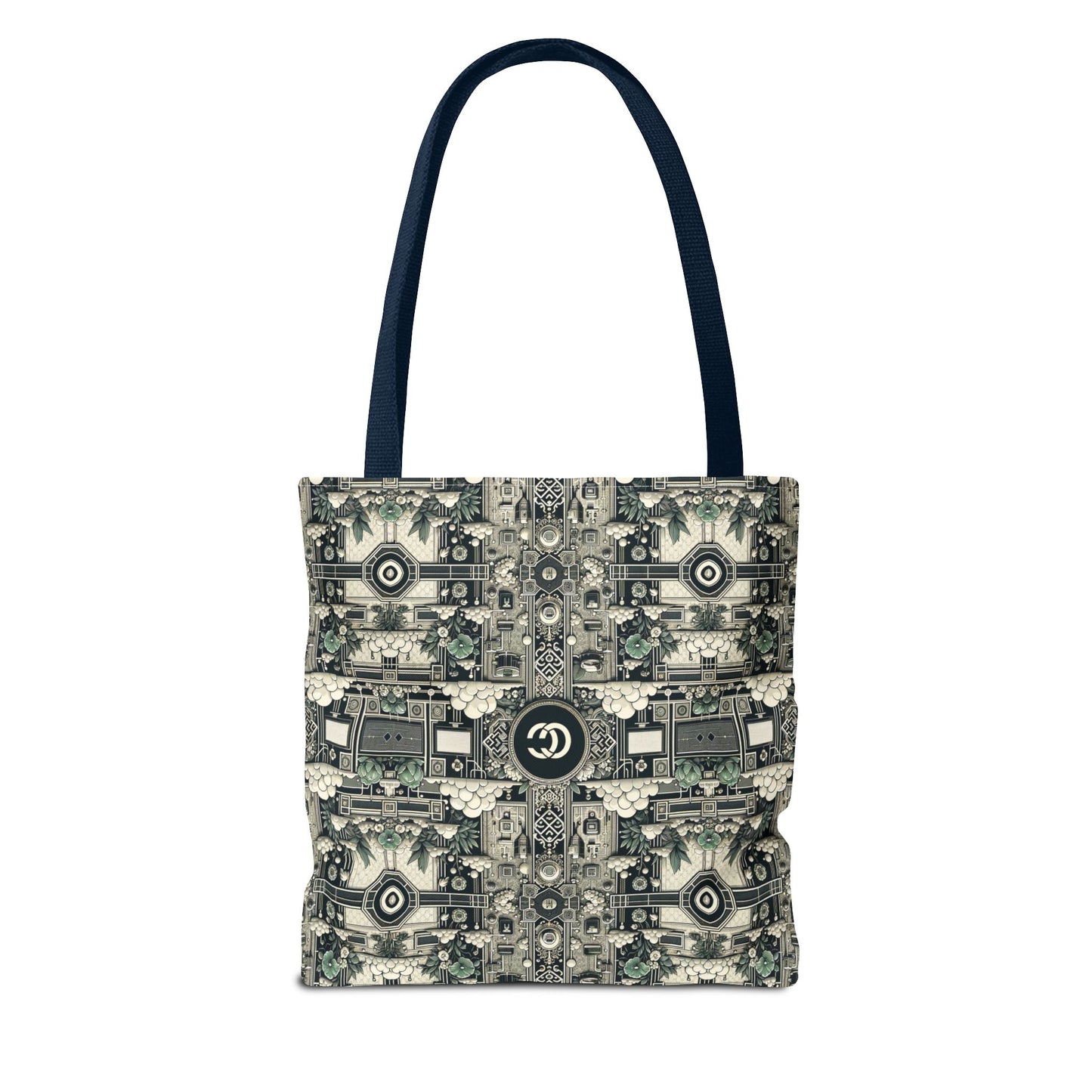 Cyber Garden Party Tech Garden Extravaganza Tote Bag - 8404 Design-54