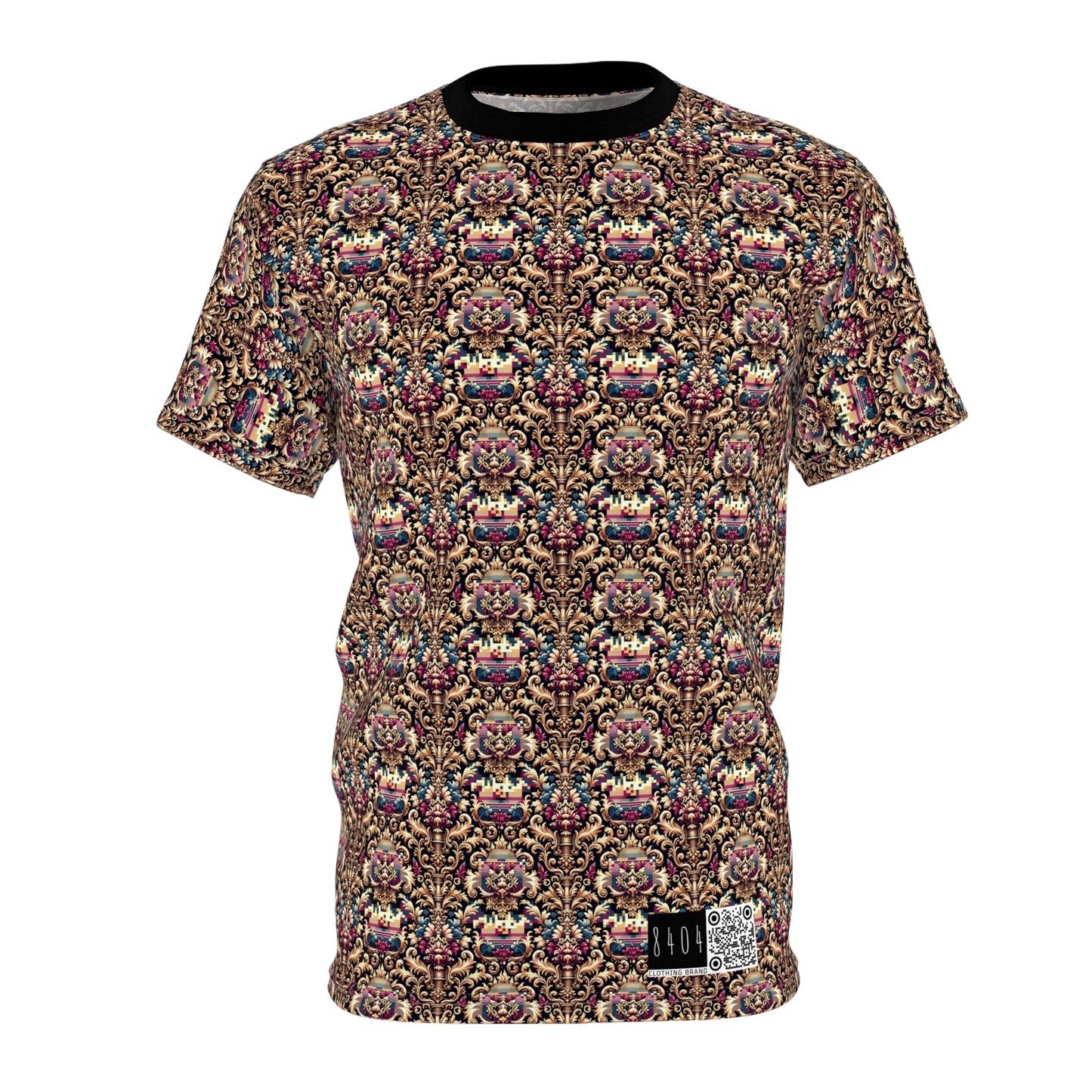 Digital Renaissance Modern Baroque Fusion Unisex Cut & Sew Tee - 8404 Design-53