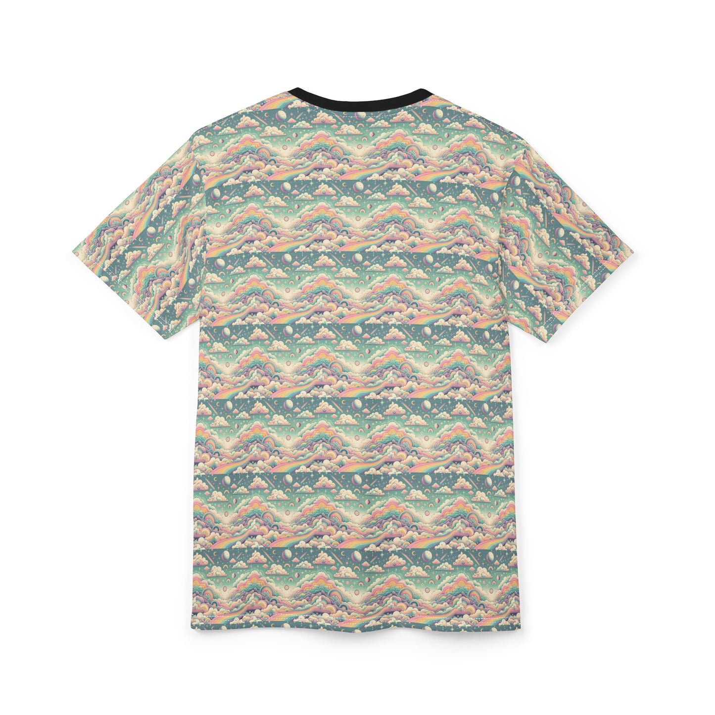 Digital Dreamland Whimsical and Nostalgic Streetwear With a Digital Twist Unisex Cut & Sew Tee - 8404 Design-65
