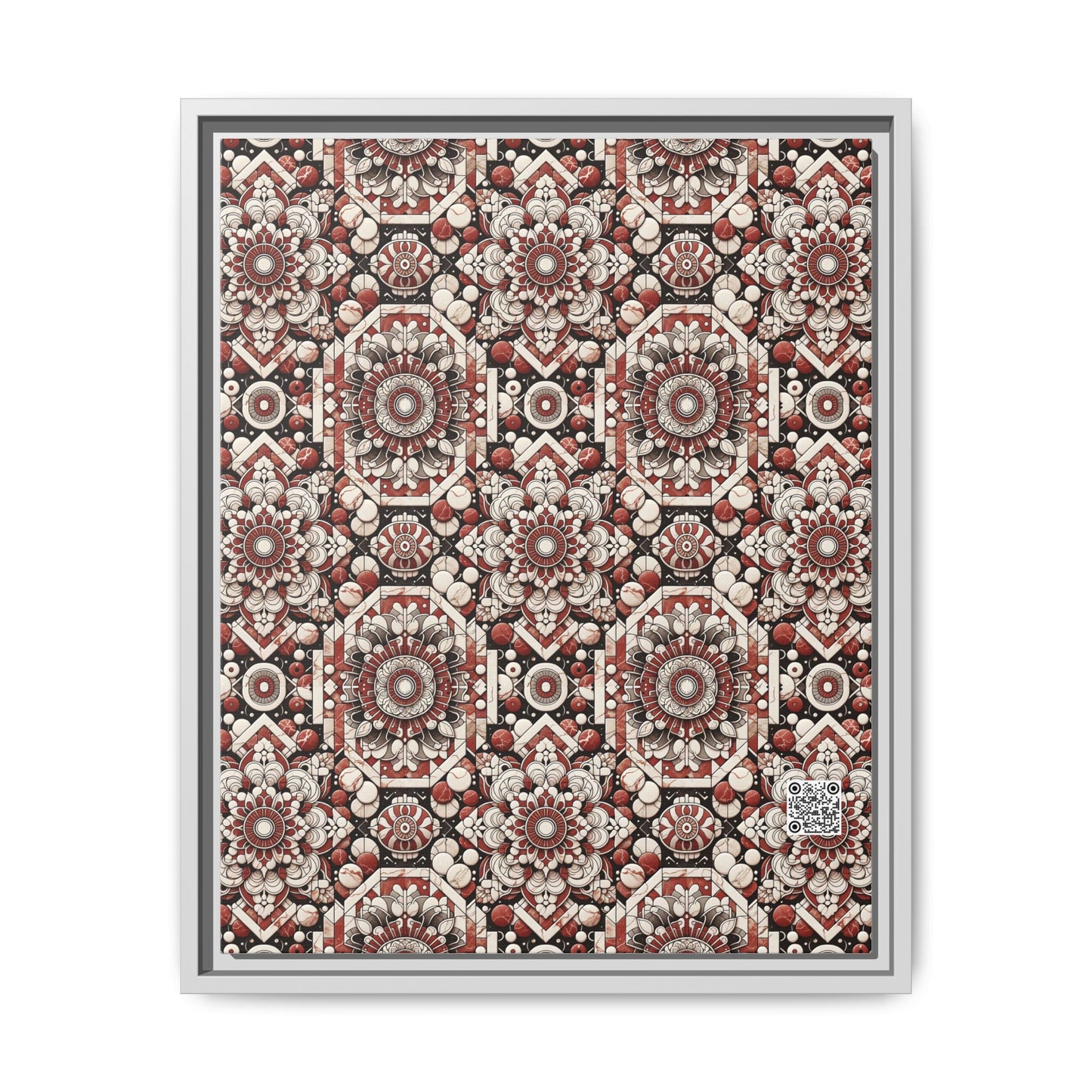 Neo Jomon Sculptural Aesthetics Artisanal Streetwear Matte Canvas, Framed (multi-Color) - 8404 Design-55 A