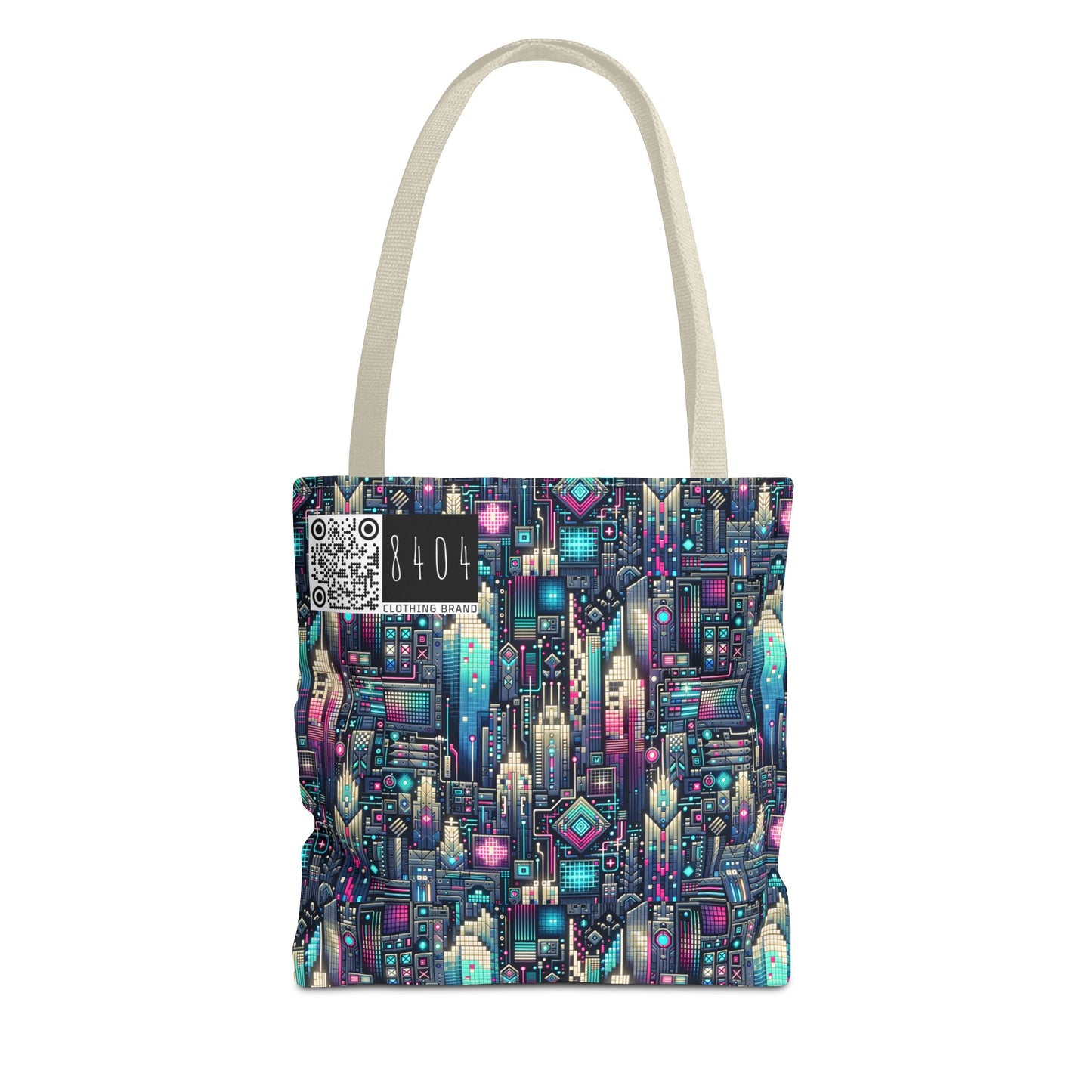 Digital Renaissance Tech-Forward Maximalism Tote Bag - 8404 Design-56