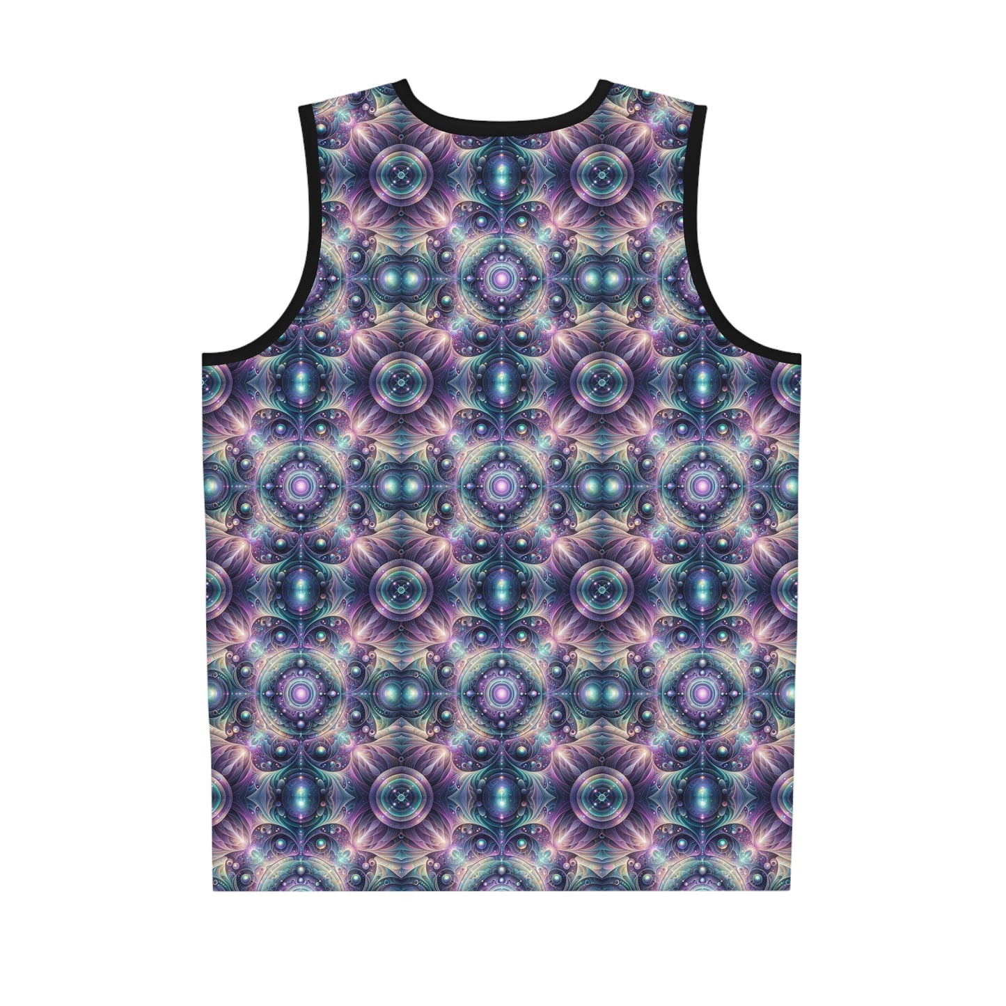 Iridescent Tech Fusion Tech-Forward Streetwear Basketball Jersey - 8404 Design-61