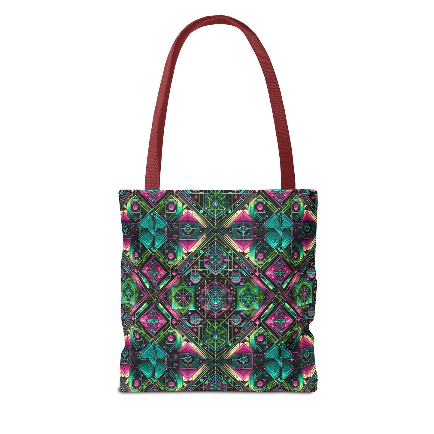 Tech-Infused Graphics Tech-Forward Streetwear Tote Bag - 8404 Design-45