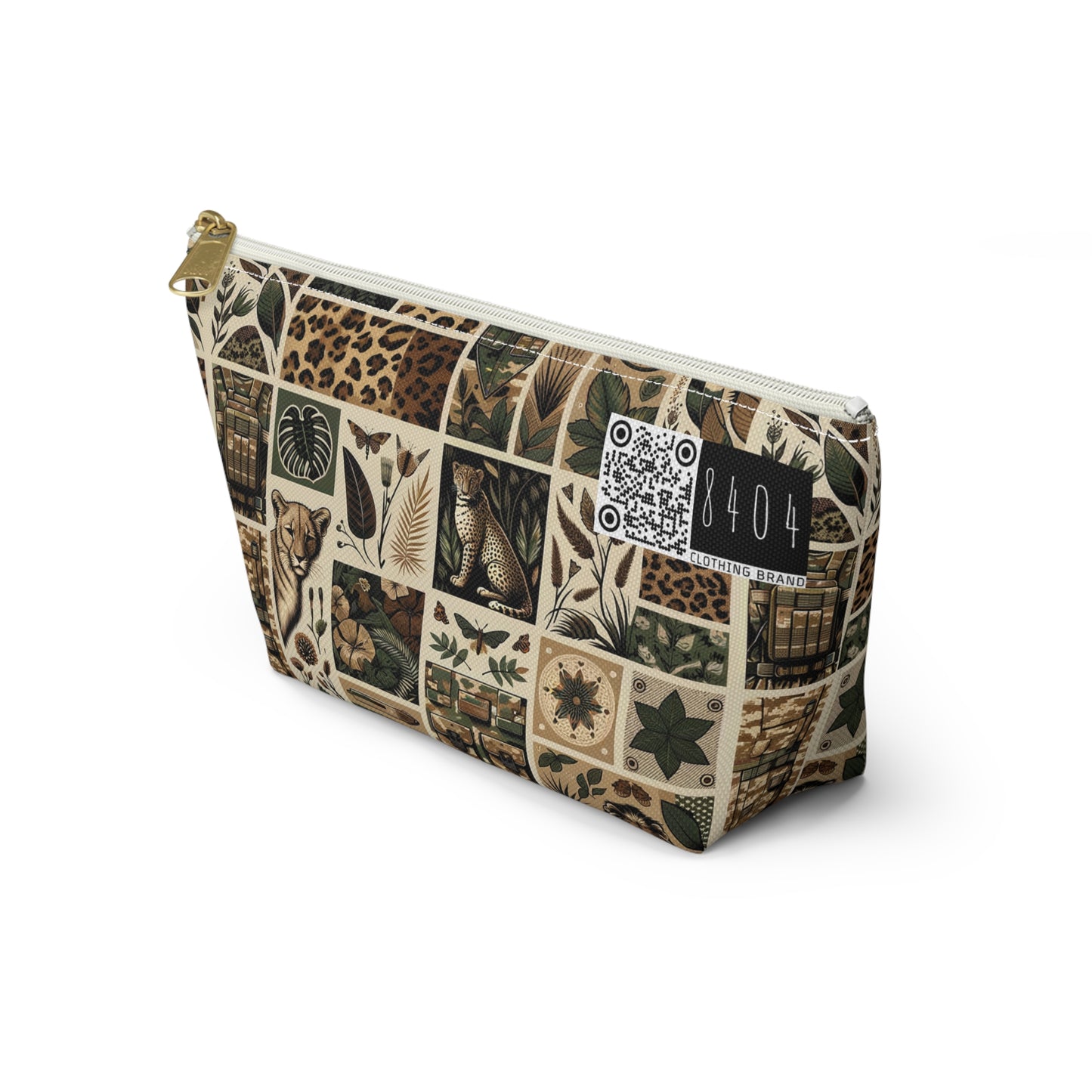 Streetwear Safari Urban Jungle Explorer Accessory Pouch W T-Bottom - 8404 Design-51