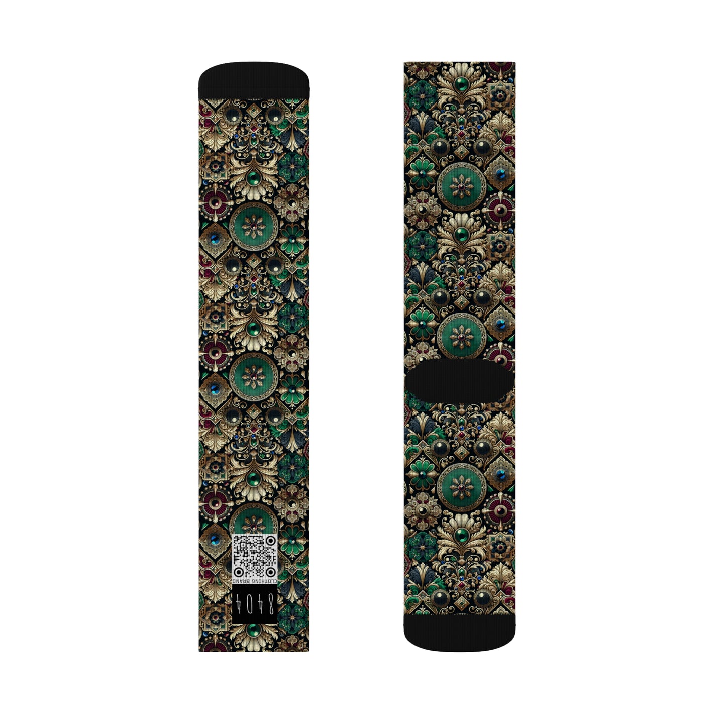 Neo-Dandyism Modern Dandy Streetwear Sublimation Socks - 8404 Design-54