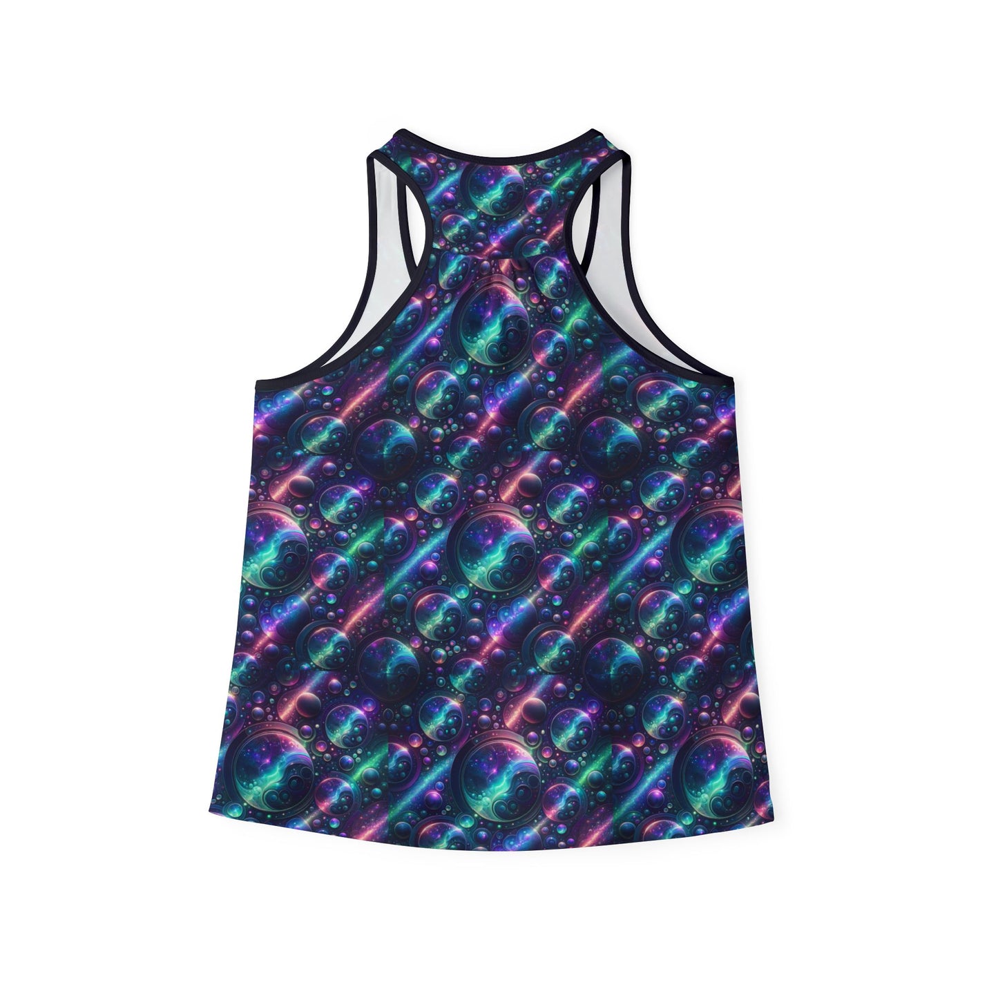 Iridescent Tech Fusion Tech-Forward Streetwear Women's Tank Top - 8404 Design-51