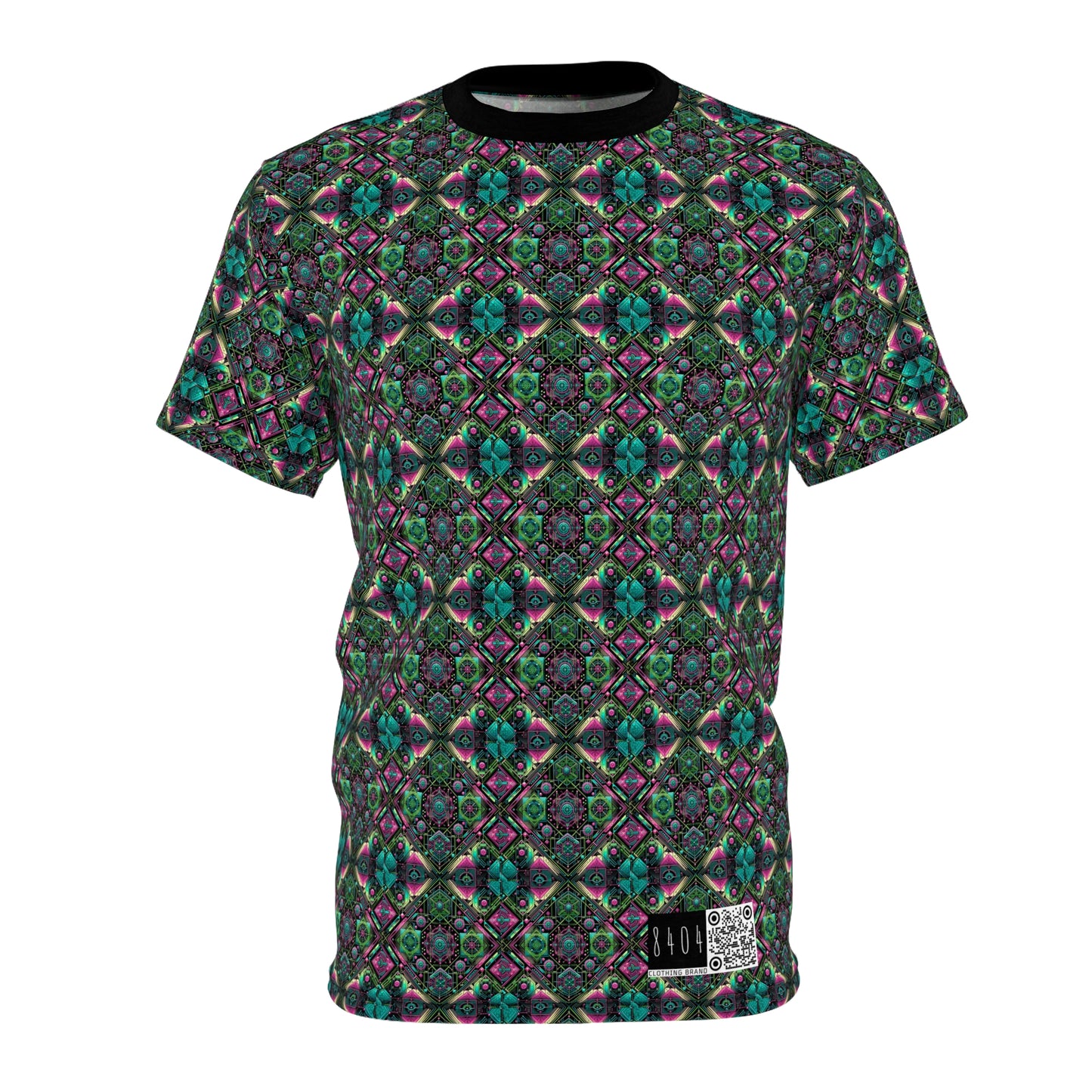Tech-Infused Graphics Tech-Forward Streetwear Unisex Cut & Sew Tee - 8404 Design-45
