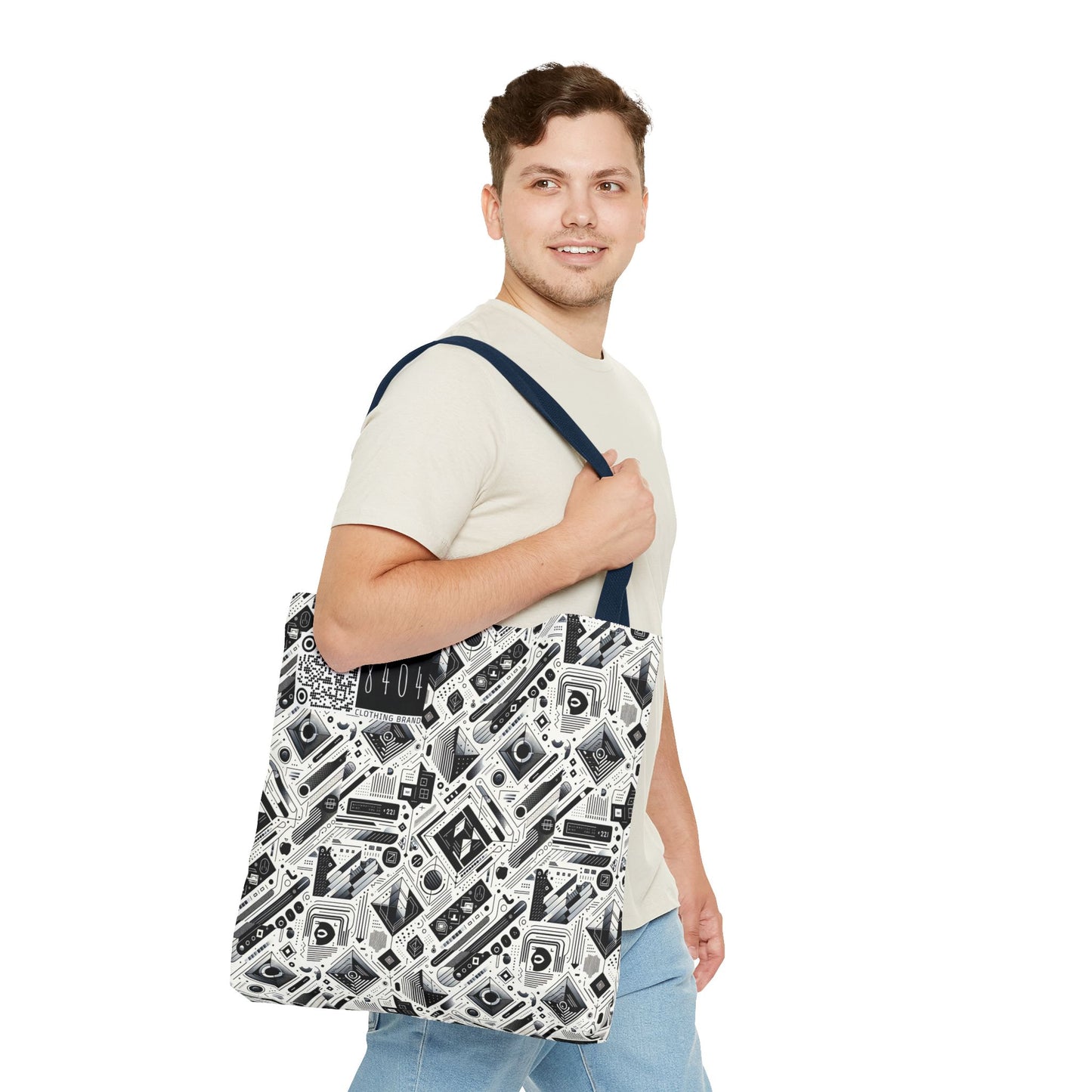 Tech Minimalism Minimalist Tech Tote Bag - 8404 Design-72