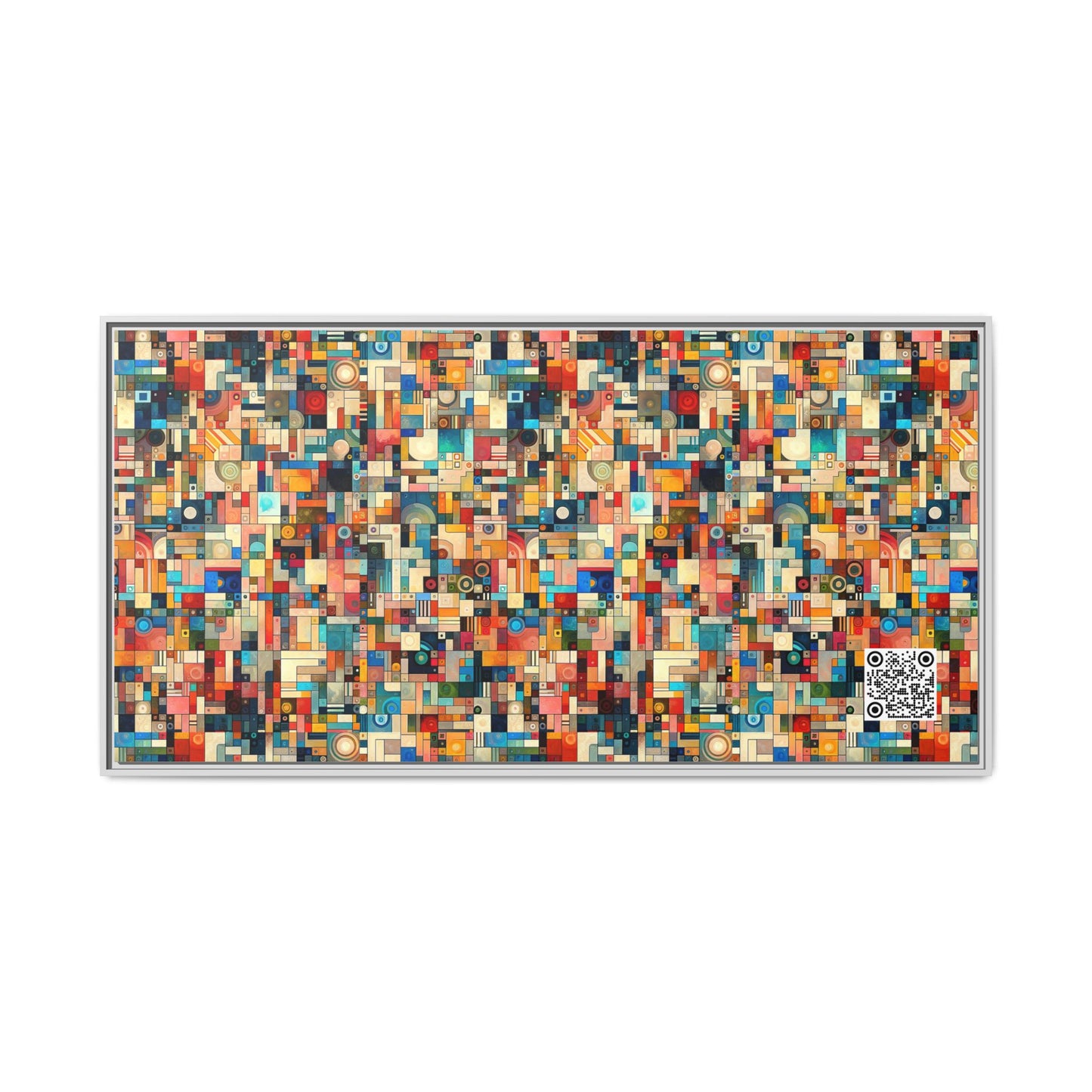 Digital Artistic Expression Artistic Streetwear Matte Canvas, Framed (multi-Color) - 8404 Design-46 B