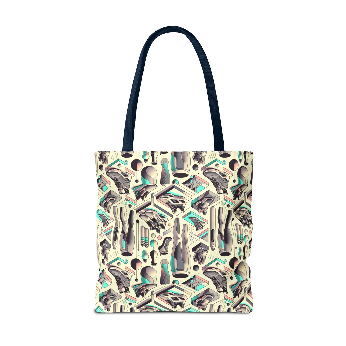 Tech-Infused Athleisure Futuristic Athletic Tech Tote Bag - 8404 Design-44