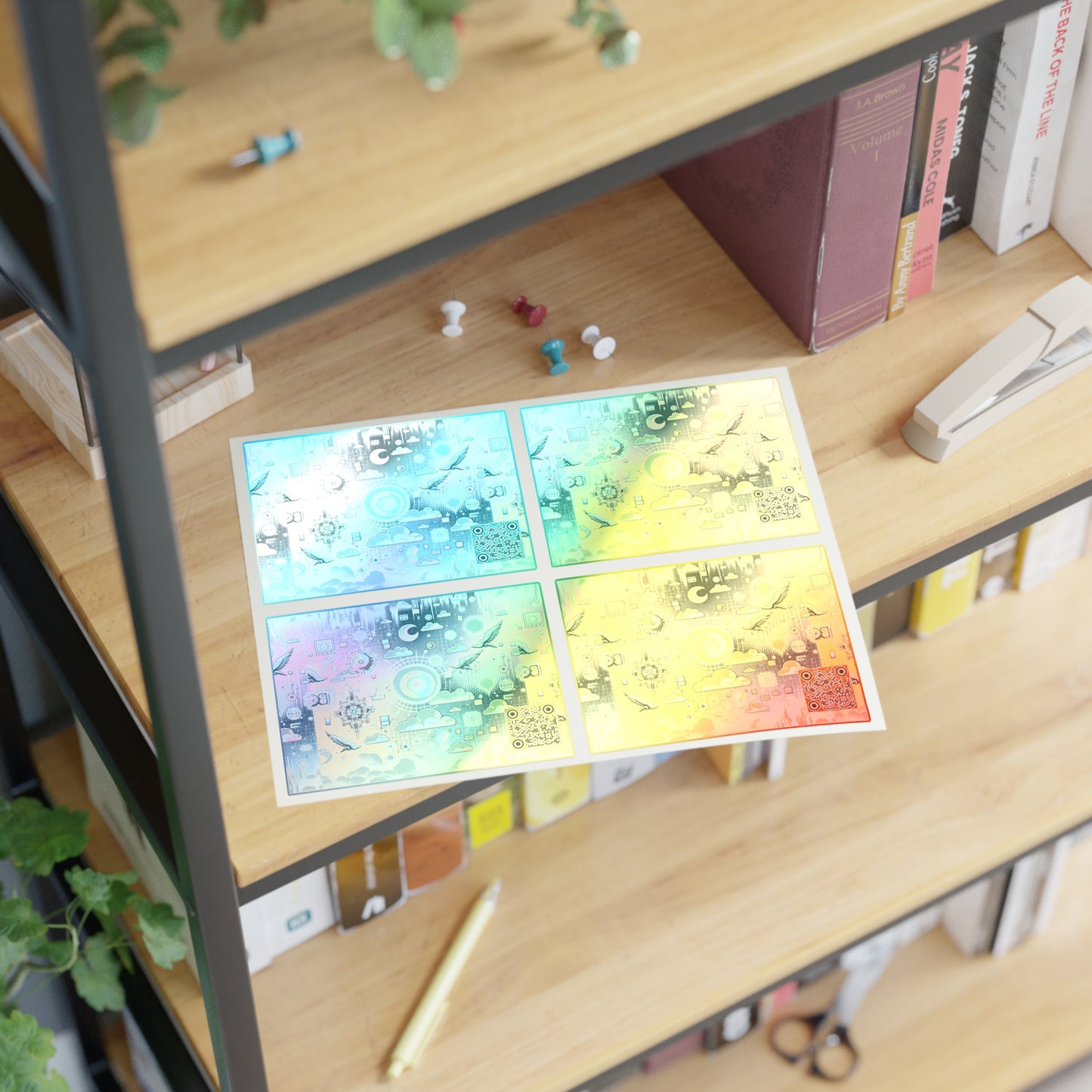 Digital Dreamland Whimsical and Nostalgic Streetwear With a Digital Twist Sticker Sheets - 8404 Design-69