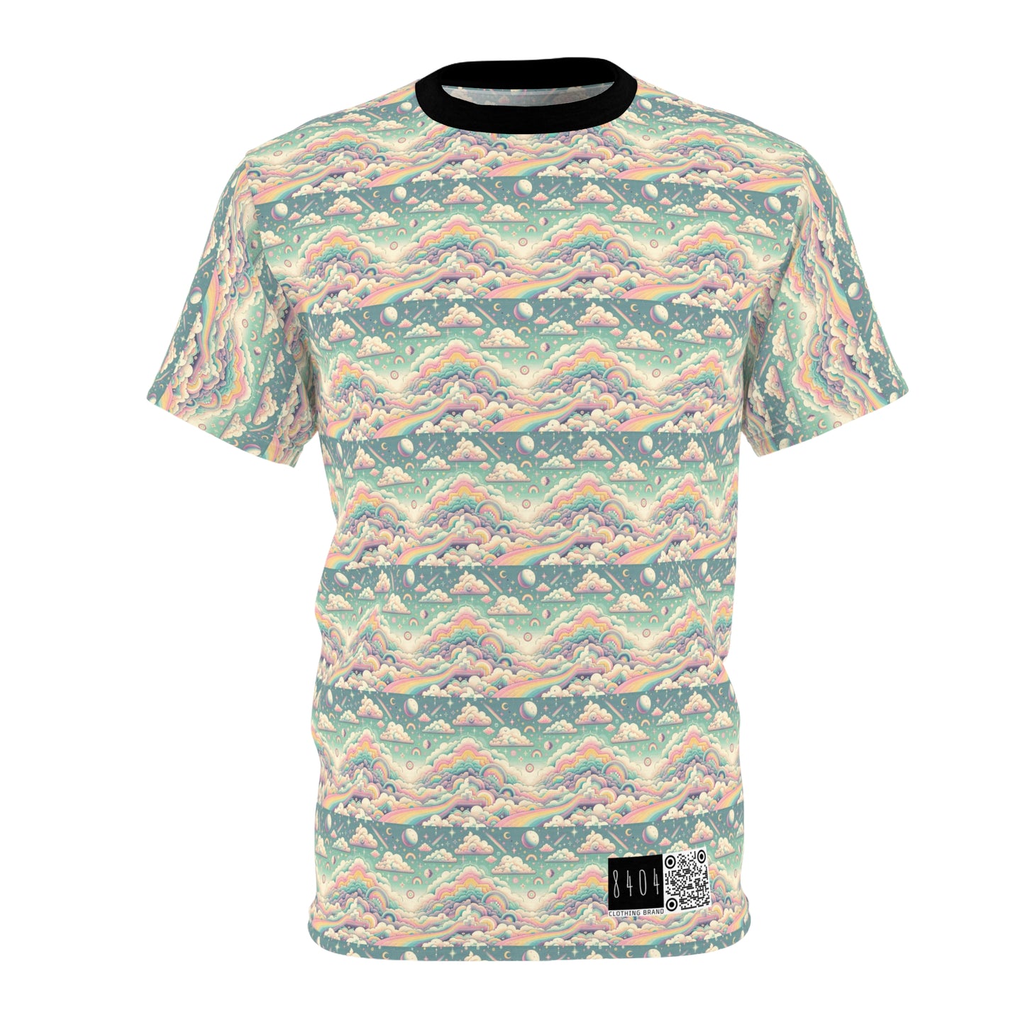 Digital Dreamland Whimsical and Nostalgic Streetwear With a Digital Twist Unisex Cut & Sew Tee - 8404 Design-65