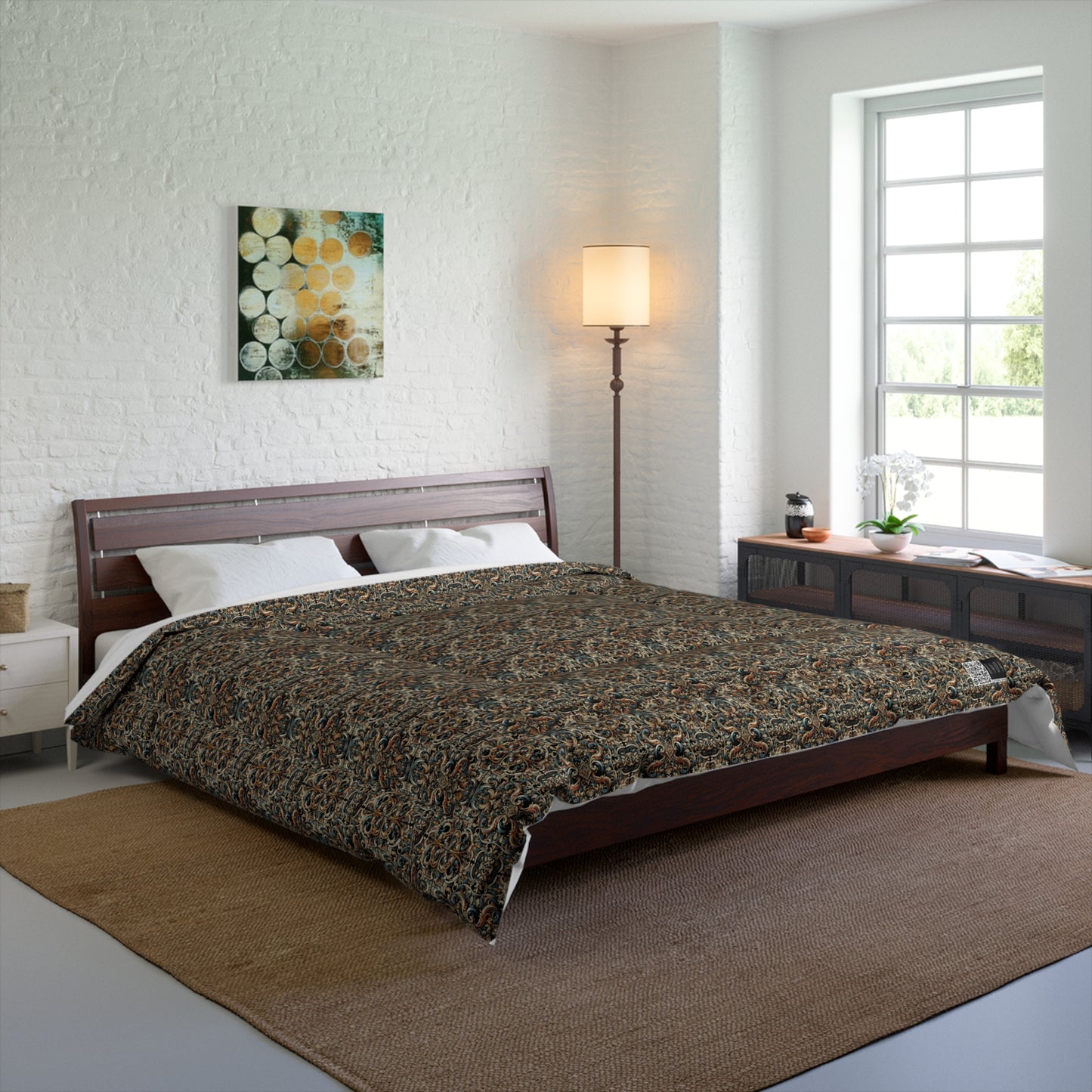 Urban Renaissance Historical Fusion With Street Edge Comforter - 8404 Design-59