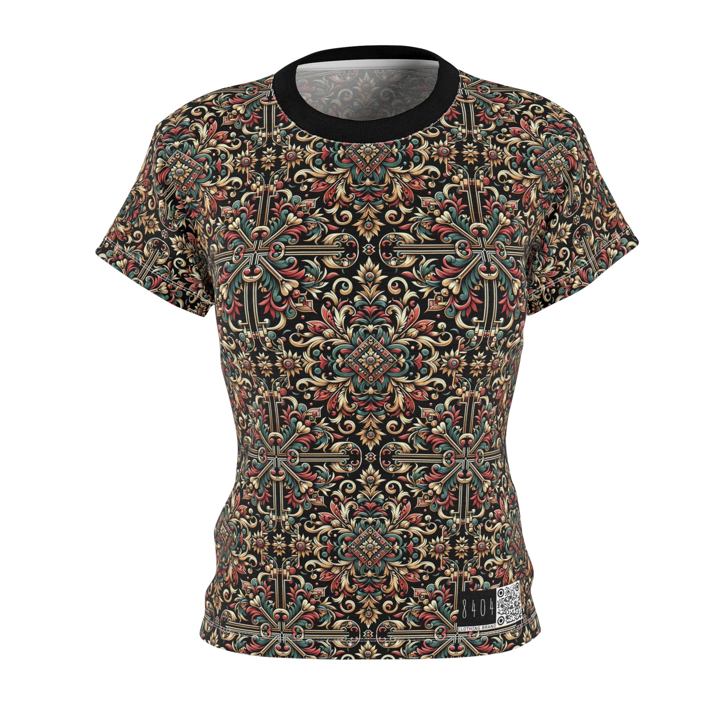 Streetwear Renaissance Artistic Clash of Old and New Women's Cut & Sew Tee - 8404 Design-46