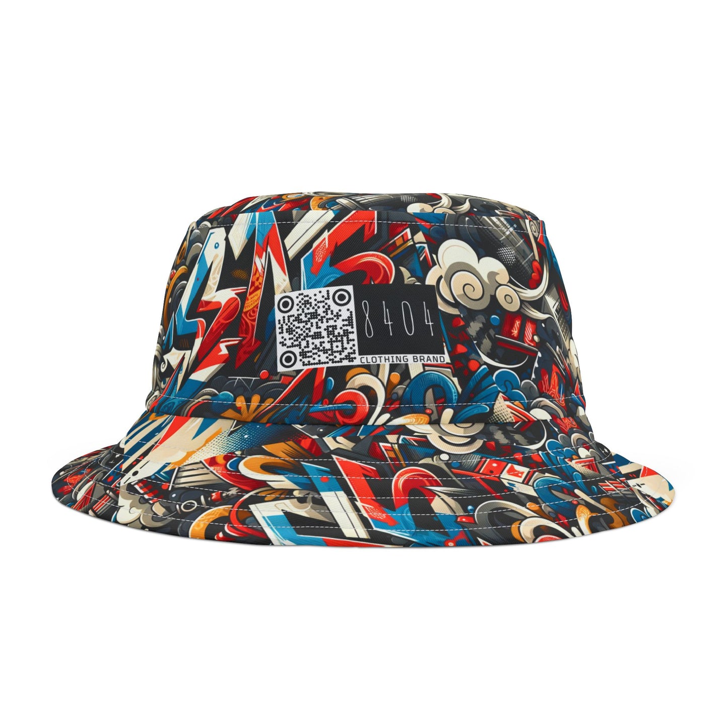 Neo-Traditional Street Art Modern Street Art Fusion Bucket Hat - 8404 Design-52