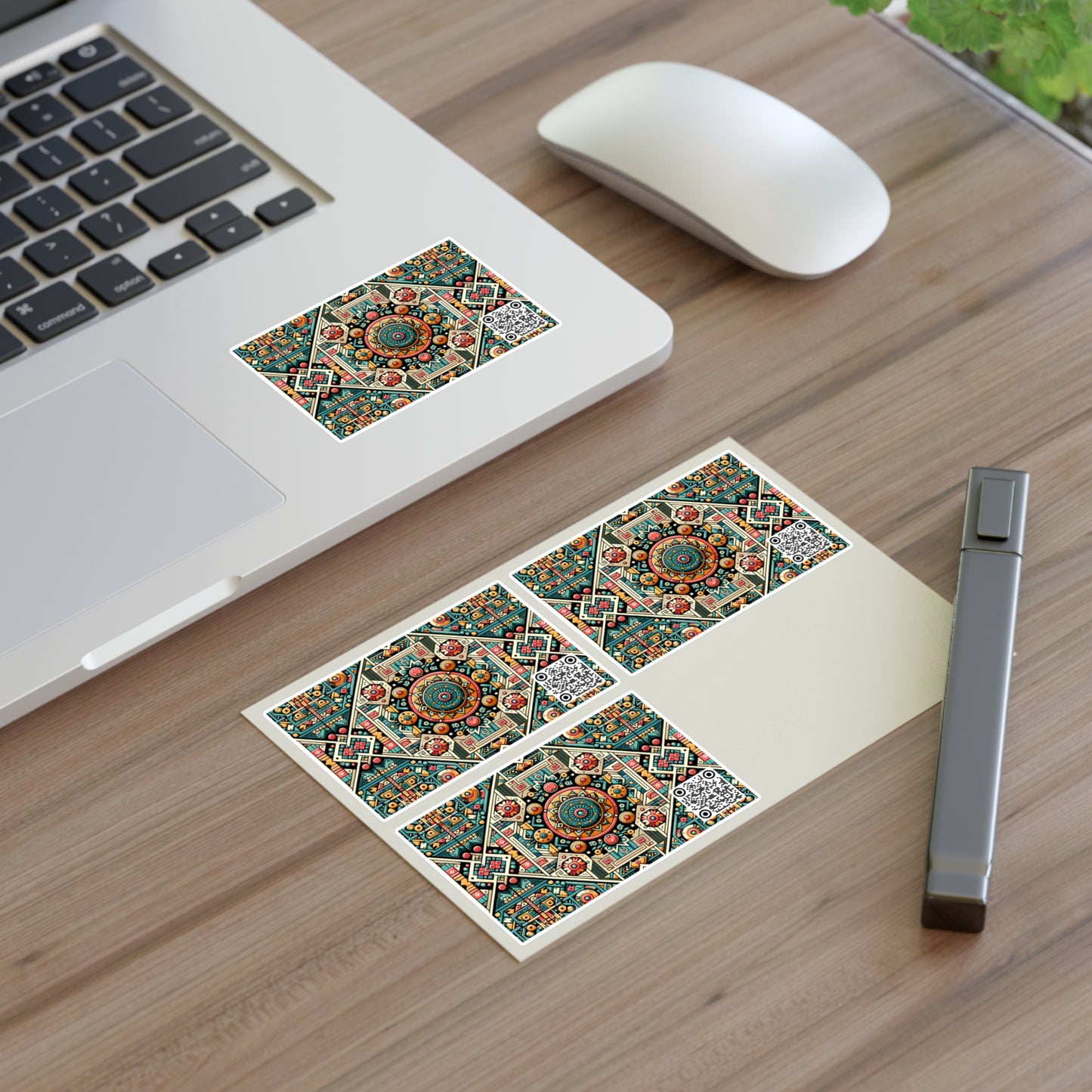 Cultural Fusion Tech Blend of Cultural Heritage With Tech-Inspired Elements Sticker Sheets - 8404 Design-74