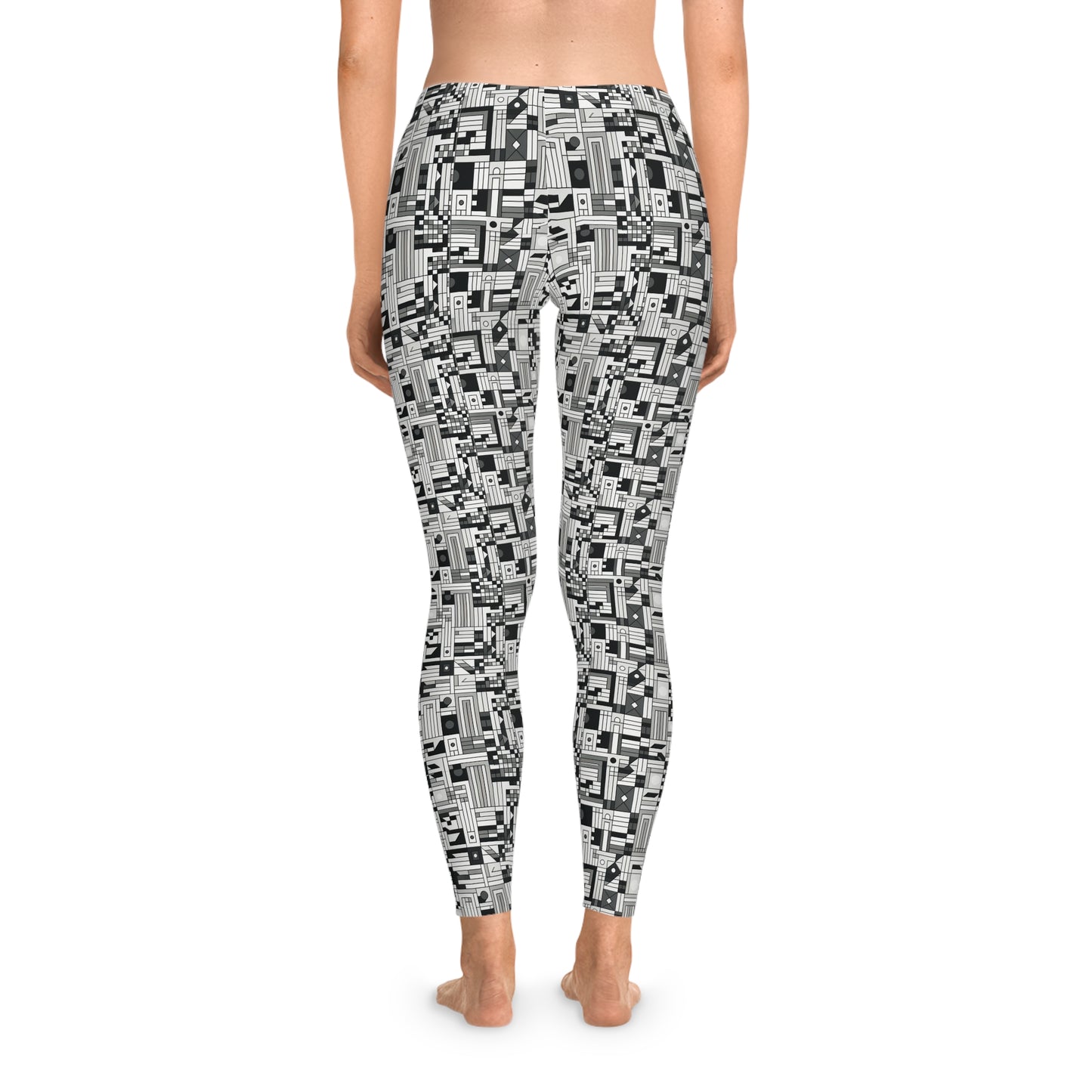 Digital Minimalism Minimalist Tech Stretch Leggings - 8404 Design-43