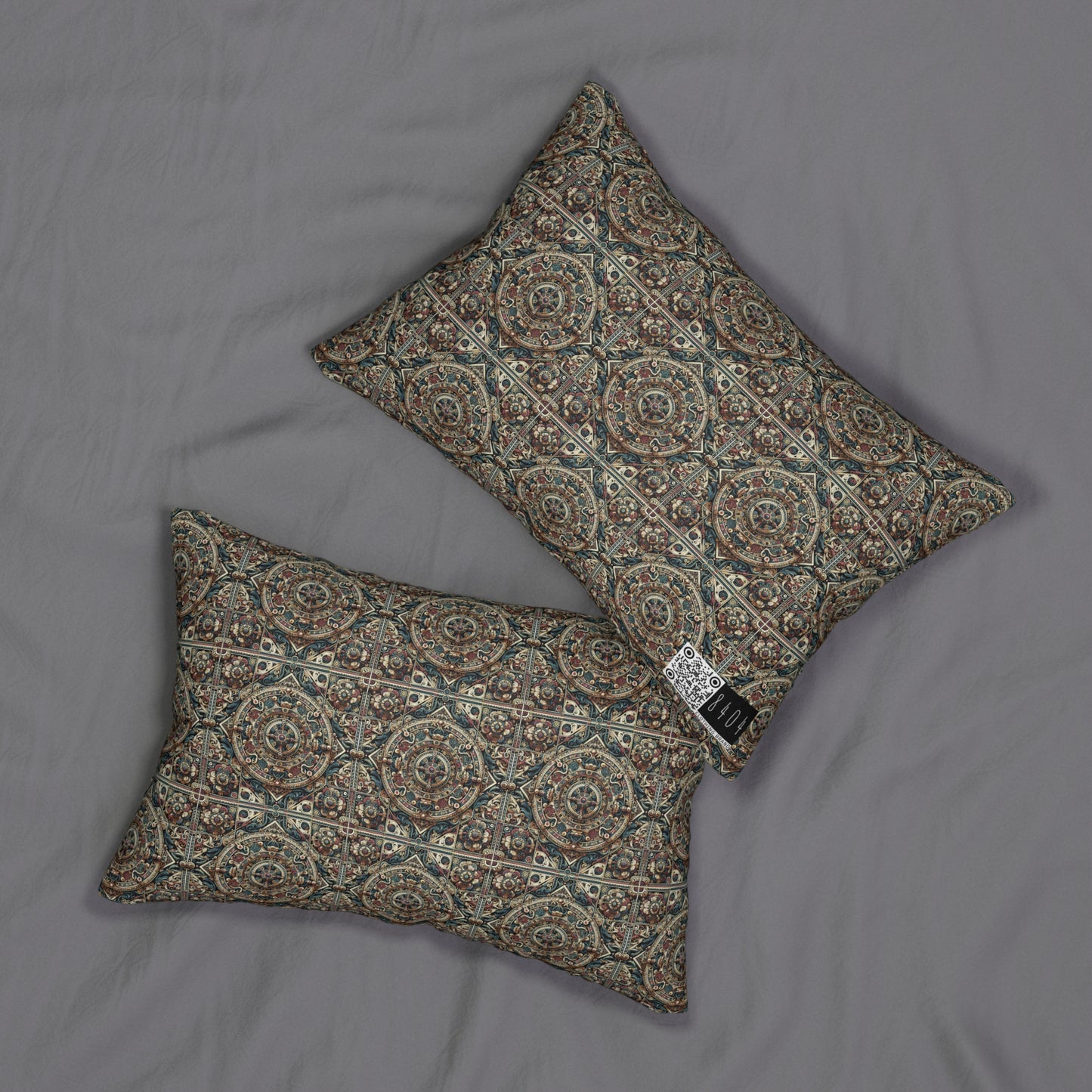 Urban Renaissance Historical Fusion With Street Edge Spun Polyester Lumbar Pillow - 8404 Design-57 S