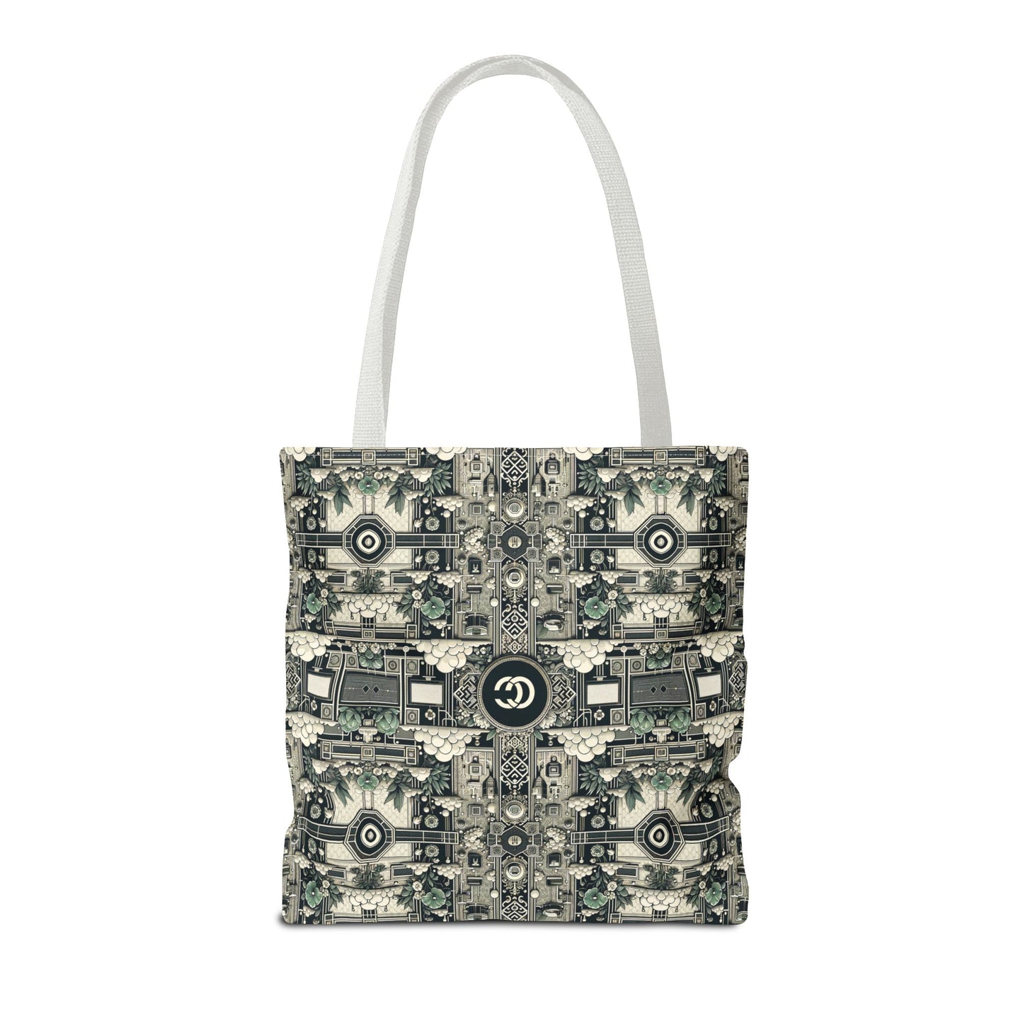 Cyber Garden Party Tech Garden Extravaganza Tote Bag - 8404 Design-54