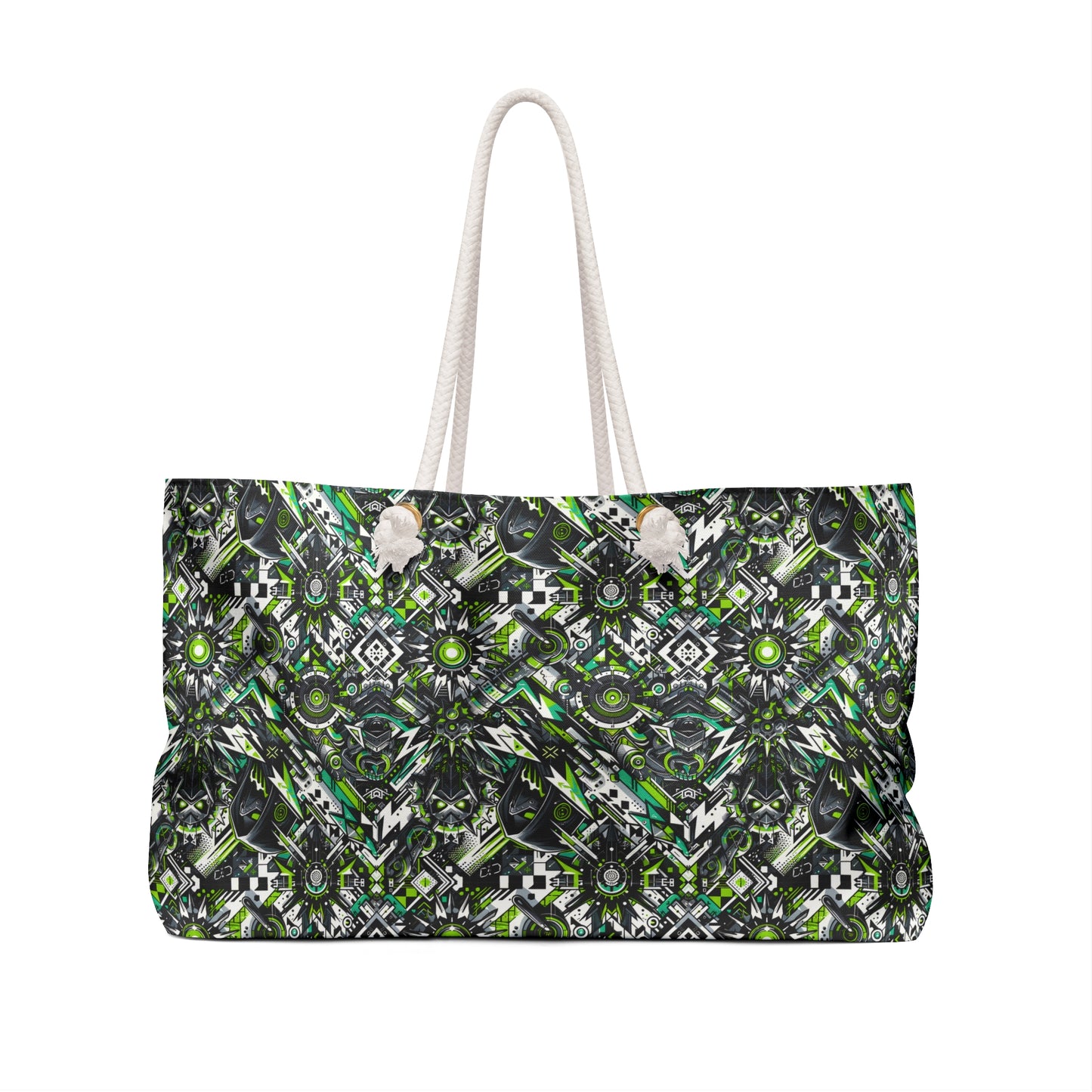 Graffiti Tech Fusion Bold Streetwear Fusion Weekender Bag - 8404 Design-50