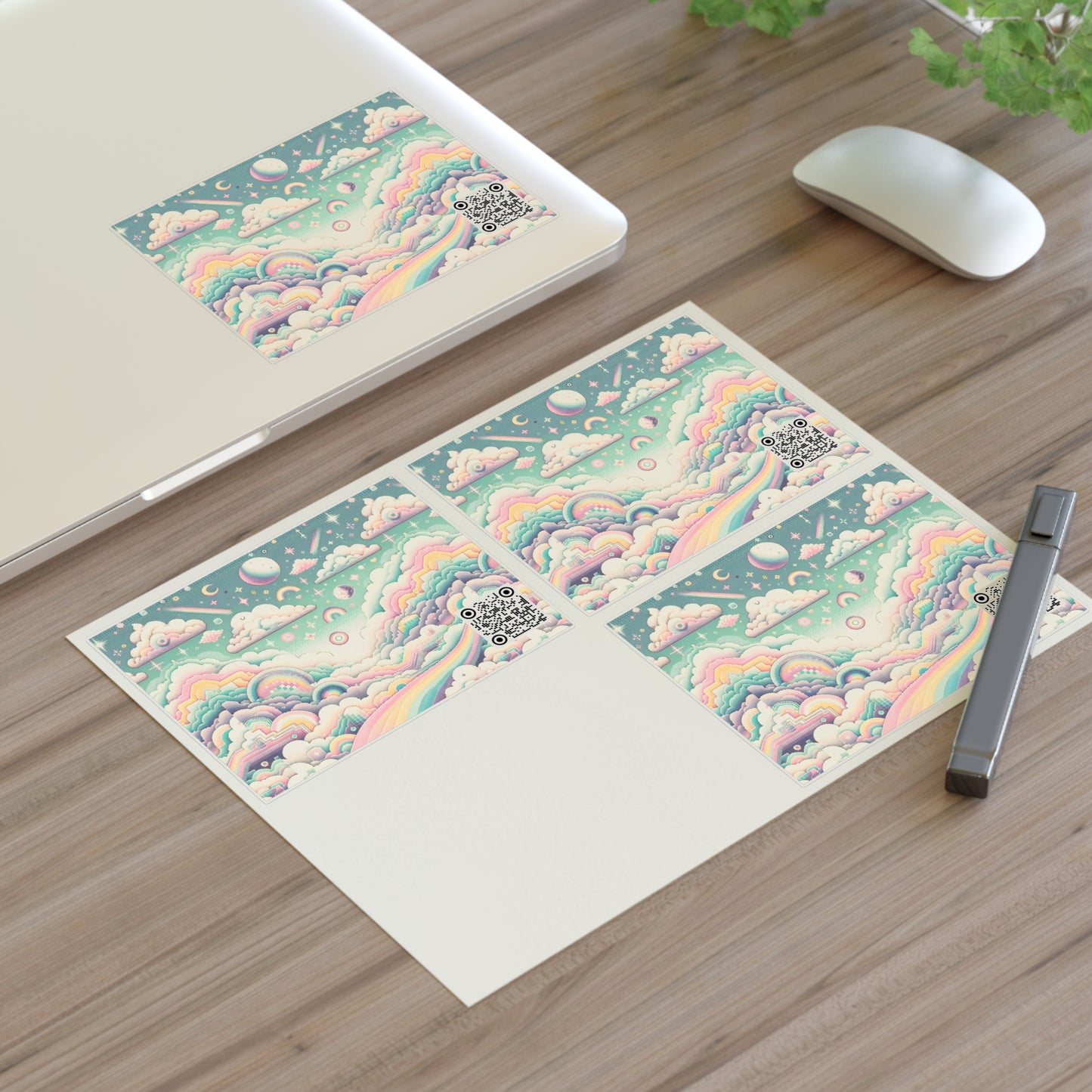 Digital Dreamland Whimsical and Nostalgic Streetwear With a Digital Twist Sticker Sheets - 8404 Design-65