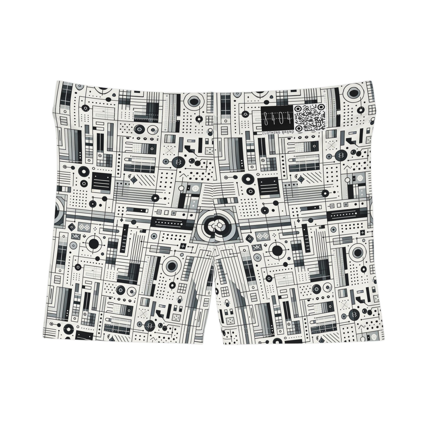 Digital Minimalism Minimalist Tech Women's Shorts - 8404 Design-53