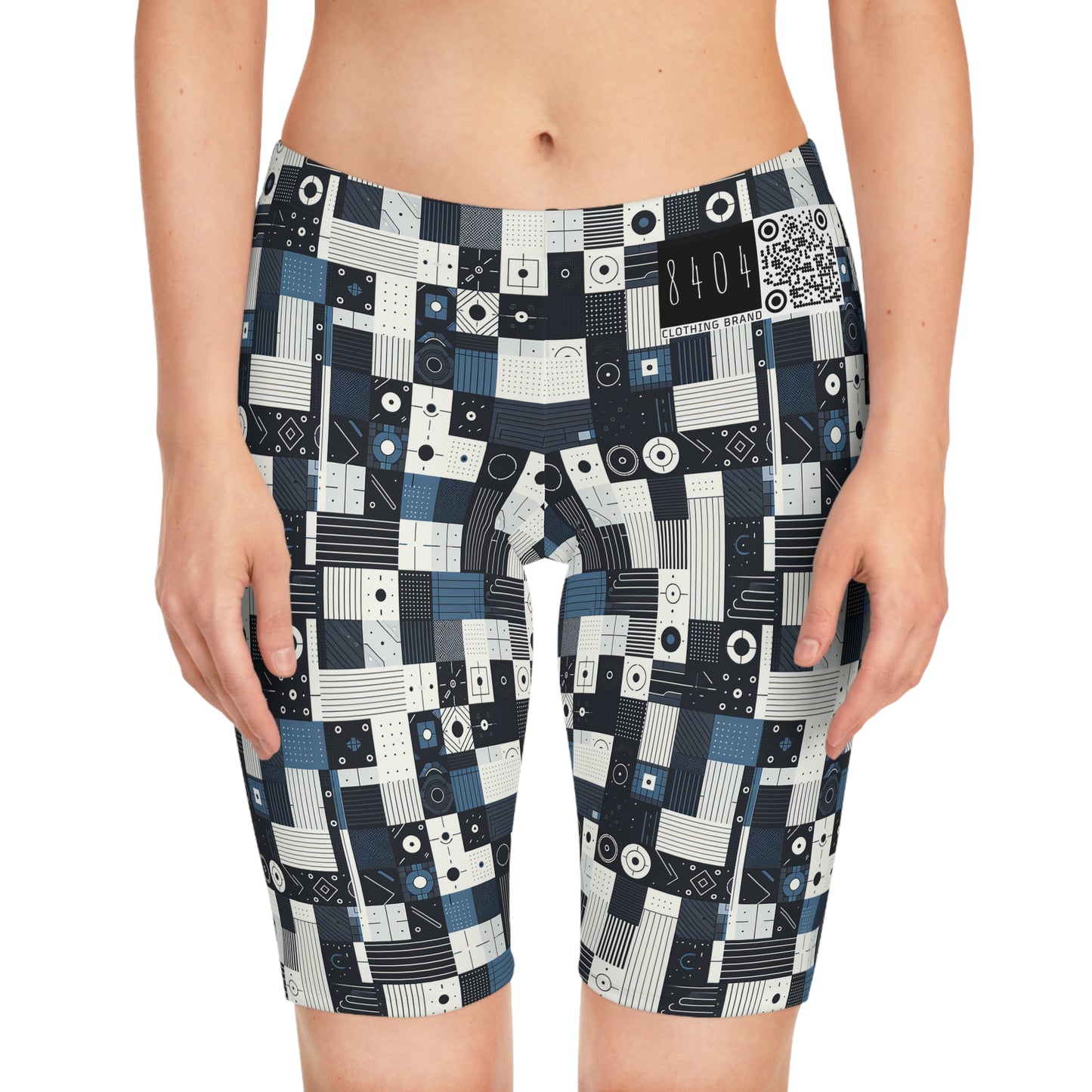 Minimalist Athleisure Minimalist Tech Women's Bike Shorts - 8404 Design-39