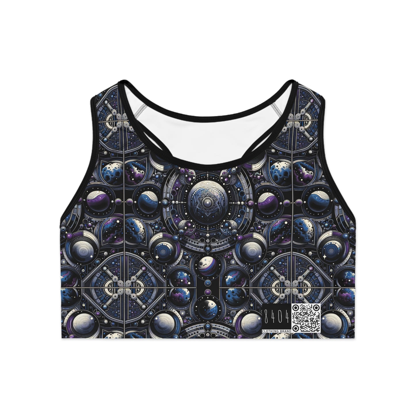 Tech Astronaut Tech-Forward Streetwear Meets Space Exploration Sports Bra - 8404 Design-46