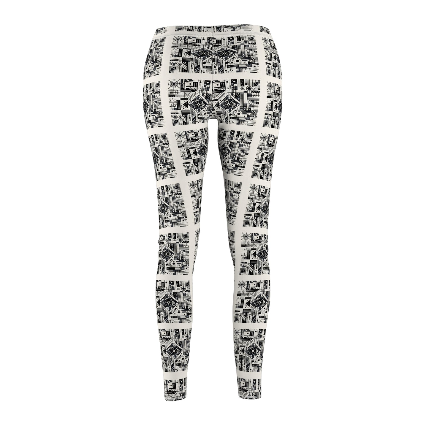 Digital Minimalism Minimalist Tech Women's Cut & Sew Casual Leggings - 8404 Design-47