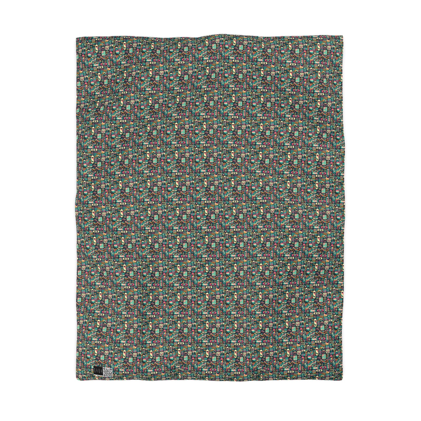 Skate Culture Revival Urban Retro Cool Microfiber Duvet Cover - 8404 Design-61