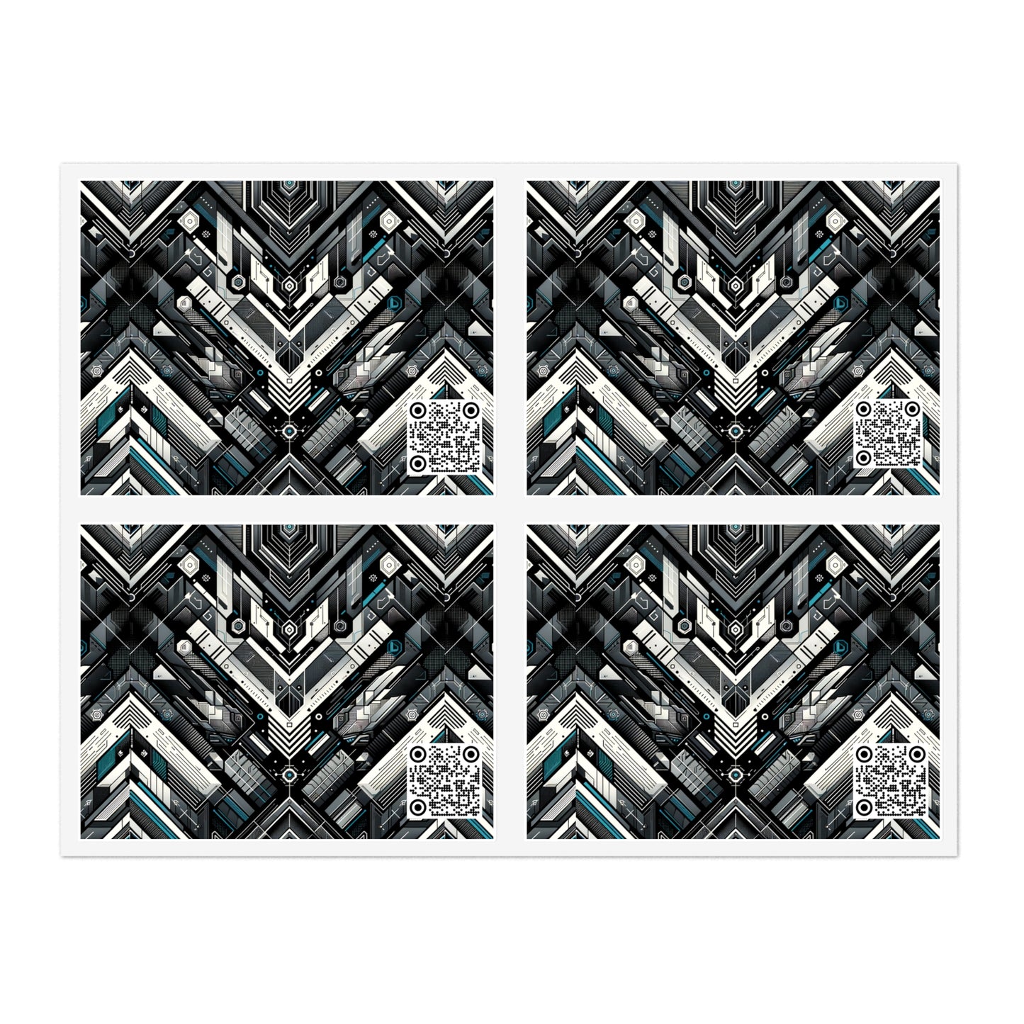 Tech Athletic Fusion Tech-Forward Athletic Sticker Sheets - 8404 Design-63