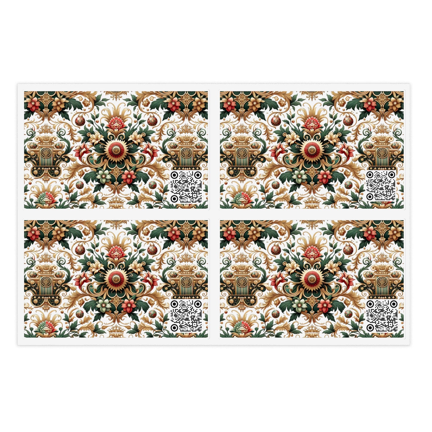 Monogram Madness Luxurious Streetwear Sticker Sheets - 8404 Design-68