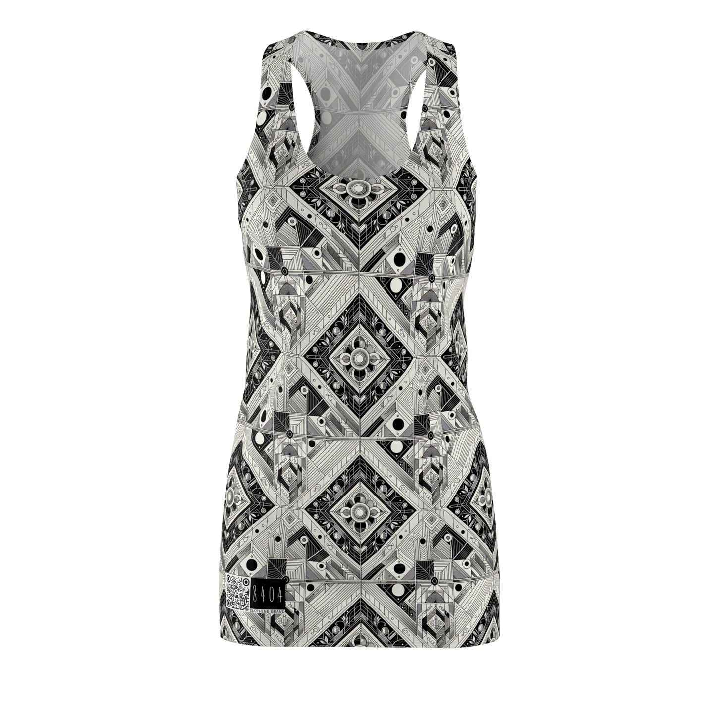 Tech Minimalism Minimalist Tech Women's Cut & Sew Racerback Dress - 8404 Design-54