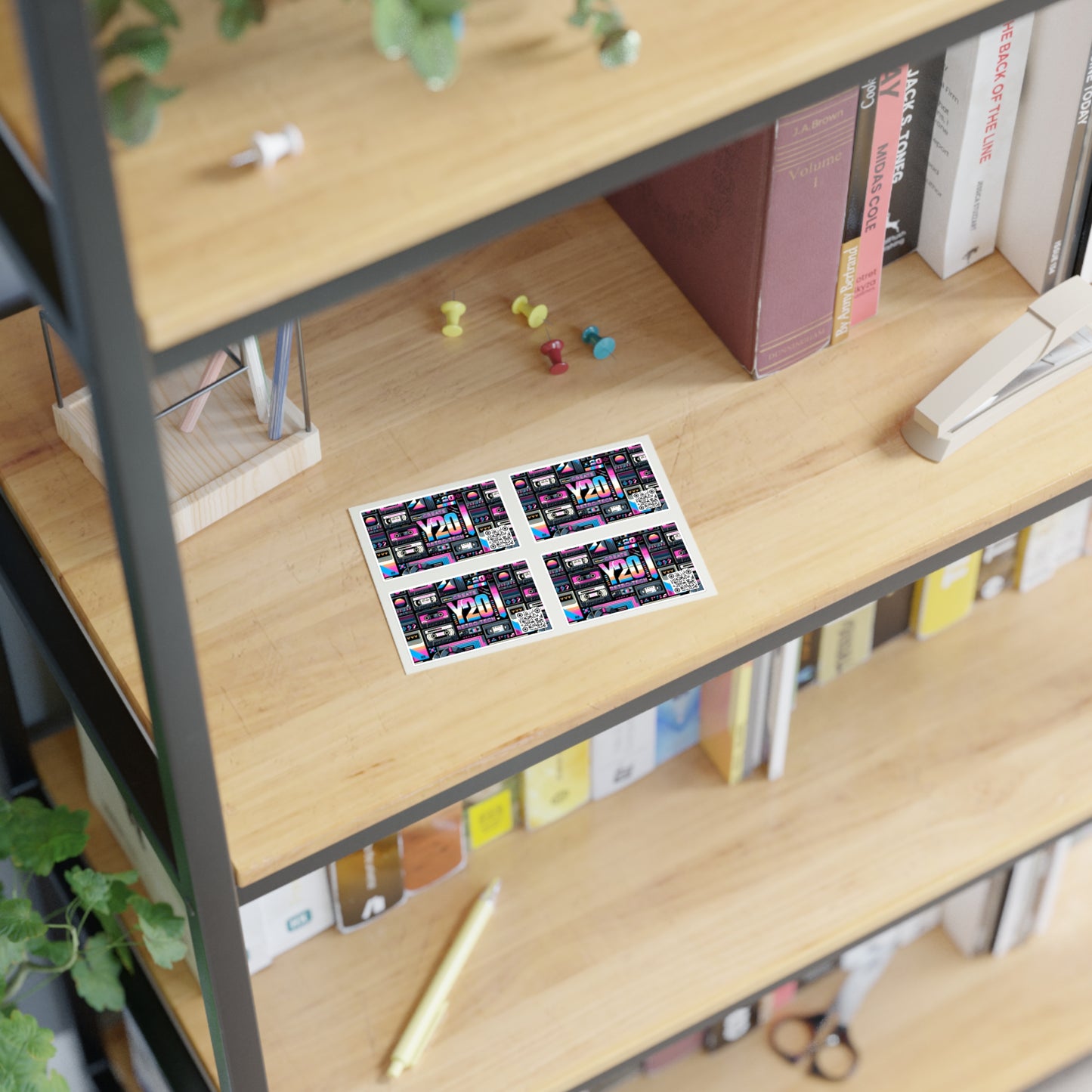 Digital Nostalgia Tech-Inspired Retro Fusion Sticker Sheets - 8404 Design-65
