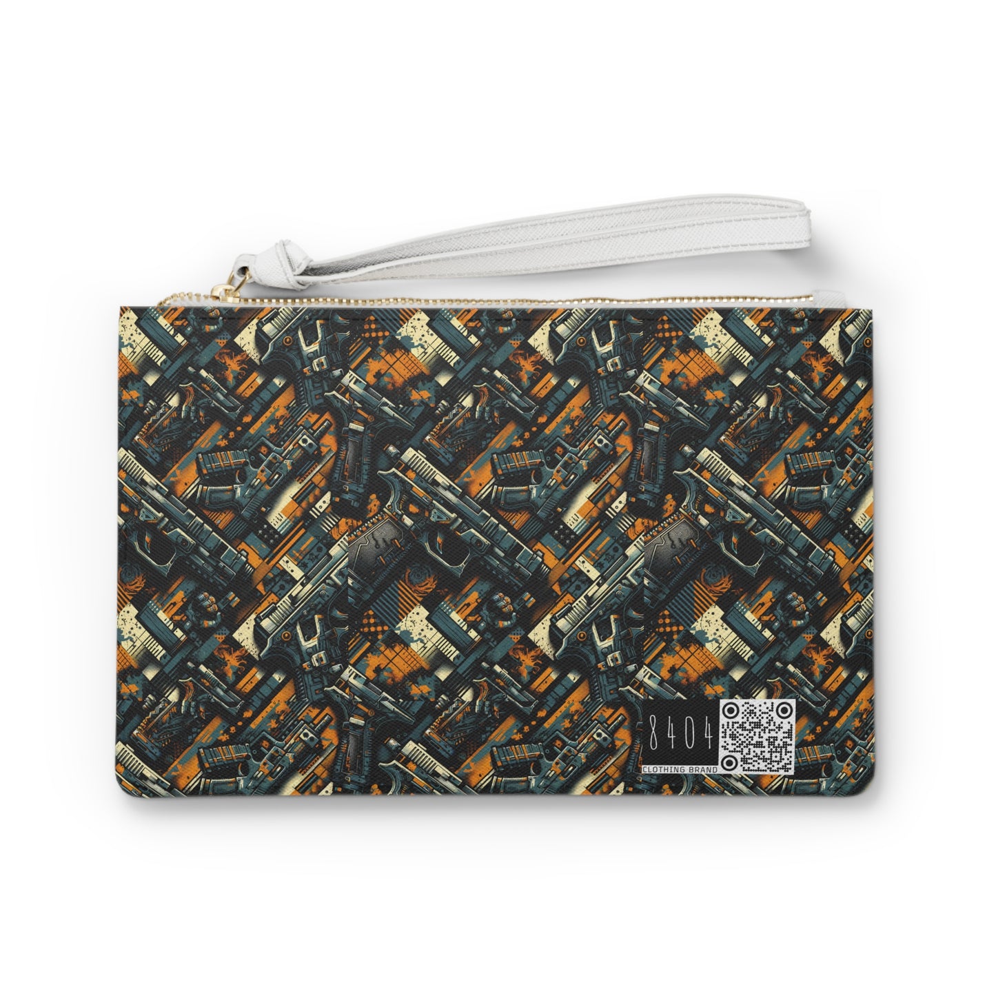 Digital Punk Futuristic Grunge Clutch Bag - 8404 Design-47