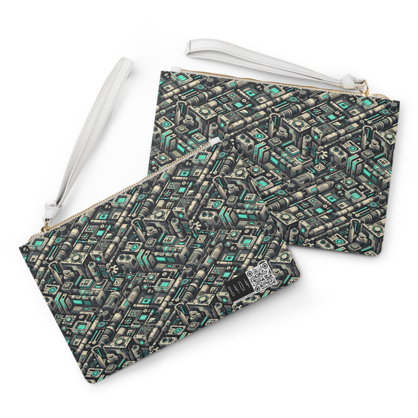 Tech Utility Fusion Modern Tech Streetwear Clutch Bag - 8404 Design-49