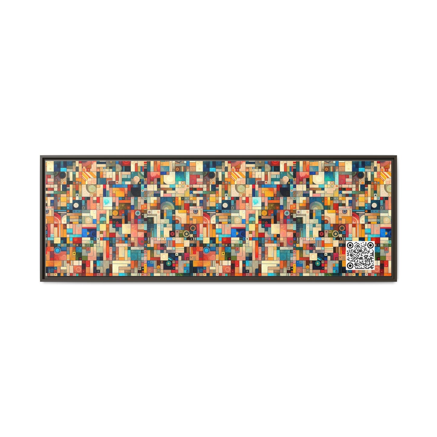 Digital Artistic Expression Artistic Streetwear Matte Canvas, Framed (multi-Color) - 8404 Design-46 B