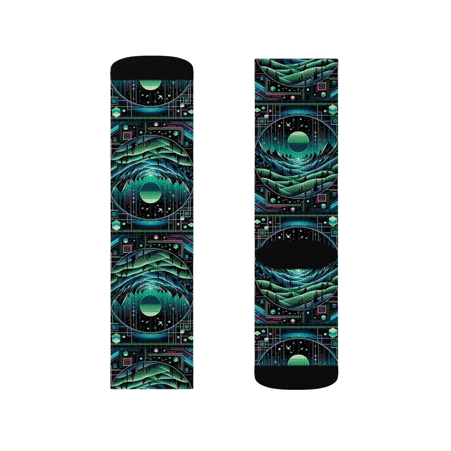 Digital Adventure Graphics Digital Explorer Sublimation Socks - 8404 Design-59