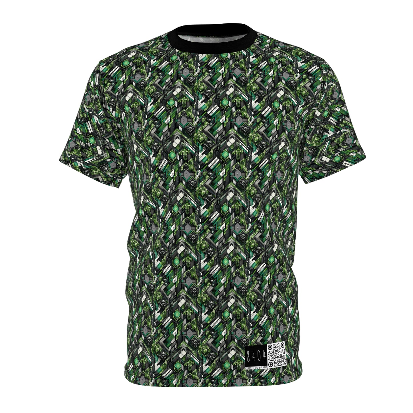 Tech Camo Fusion Tech-Forward Streetwear With a Futuristic Edge Unisex Cut & Sew Tee - 8404 Design-58