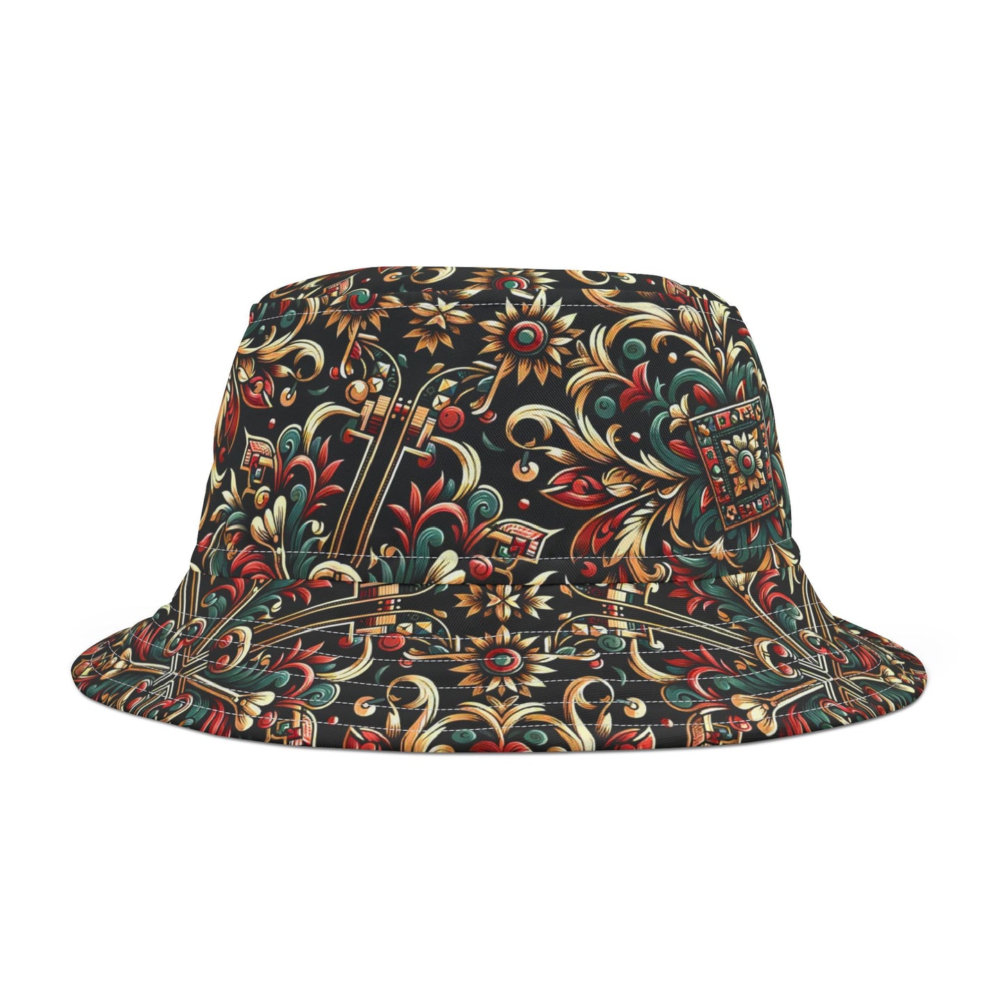 Streetwear Renaissance Artistic Clash of Old and New Bucket Hat - 8404 Design-46