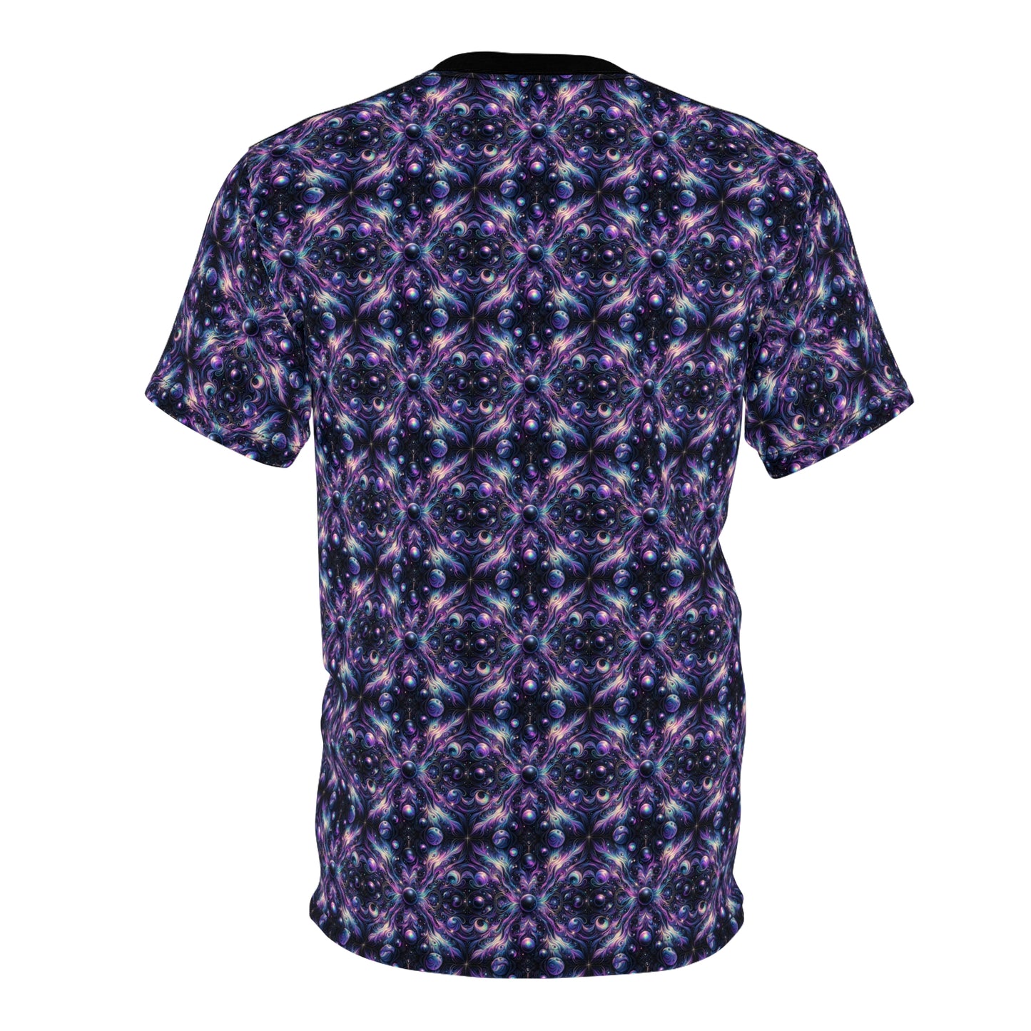 Galactic Hues Tech-Forward Cosmic Fusion Unisex Cut & Sew Tee - 8404 Design-41