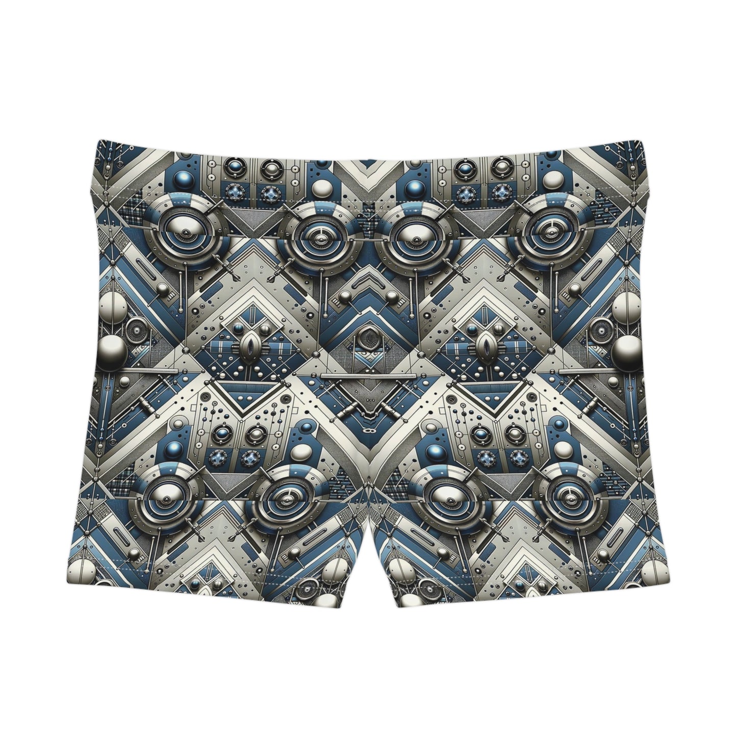 Tech Utility Fusion Tech-Forward Utility With a Futuristic Edge Women's Shorts - 8404 Design-63