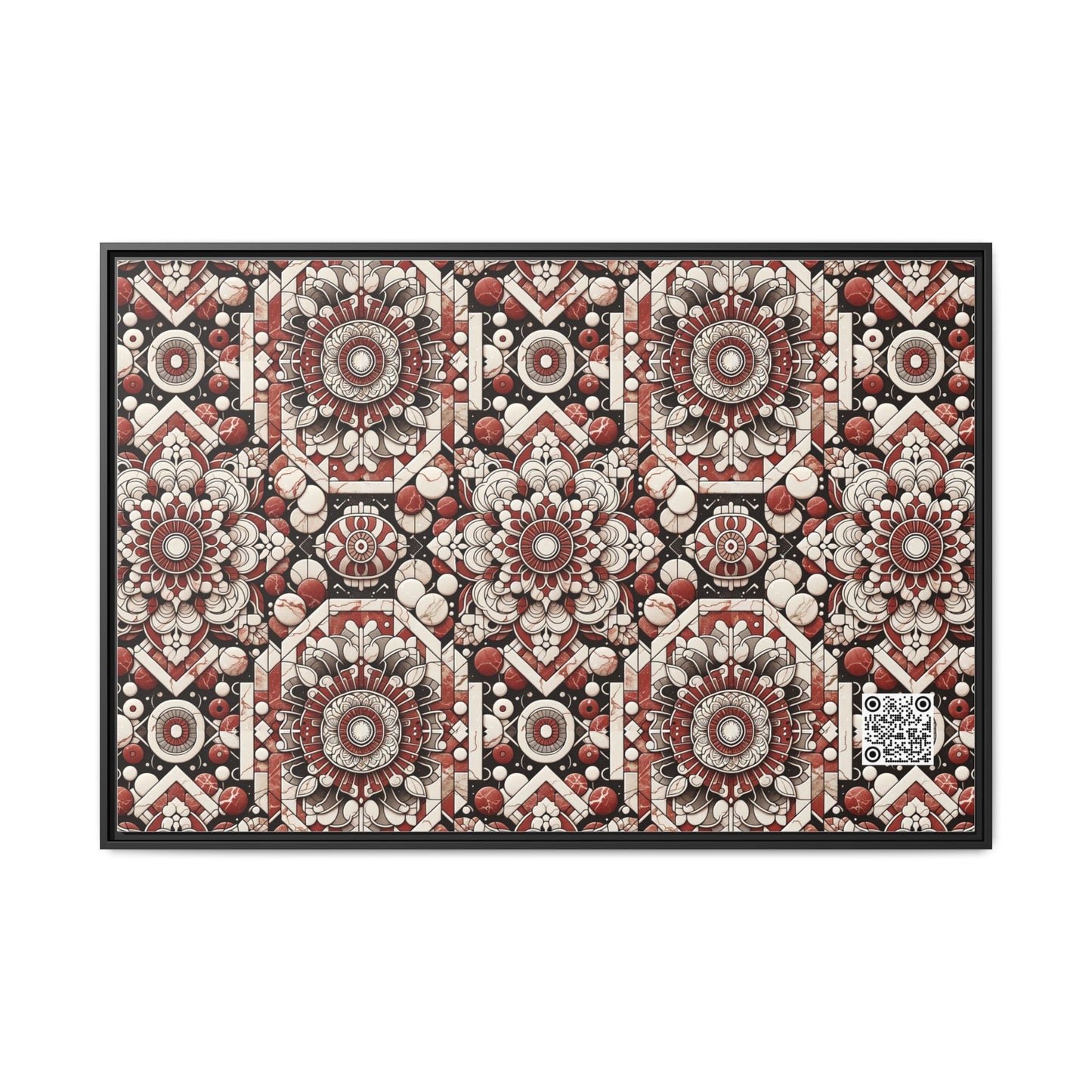 Neo Jomon Sculptural Aesthetics Artisanal Streetwear Matte Canvas, Framed (multi-Color) - 8404 Design-55 A