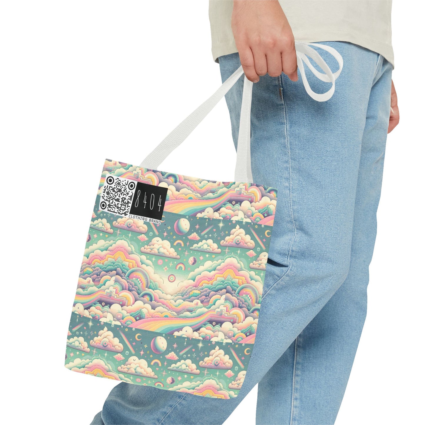 Digital Dreamland Whimsical and Nostalgic Streetwear With a Digital Twist Tote Bag - 8404 Design-65