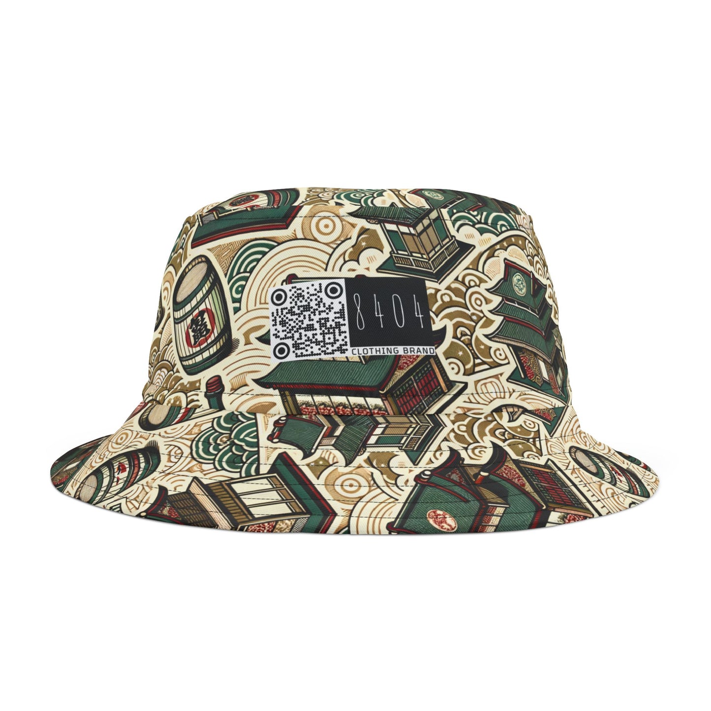 Cultural Artisanal Fusion Contemporary Cultural Elegance Bucket Hat - 8404 Design-68