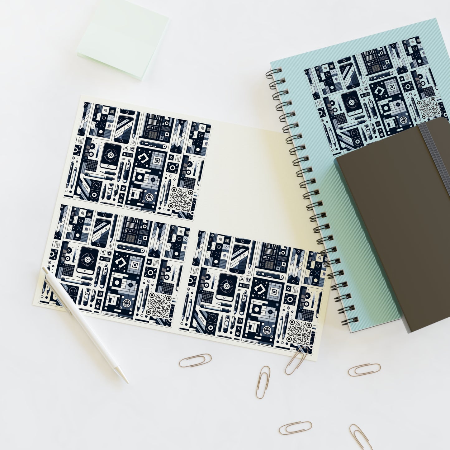 Minimalist Athleisure Minimalist Tech Sticker Sheets - 8404 Design-60